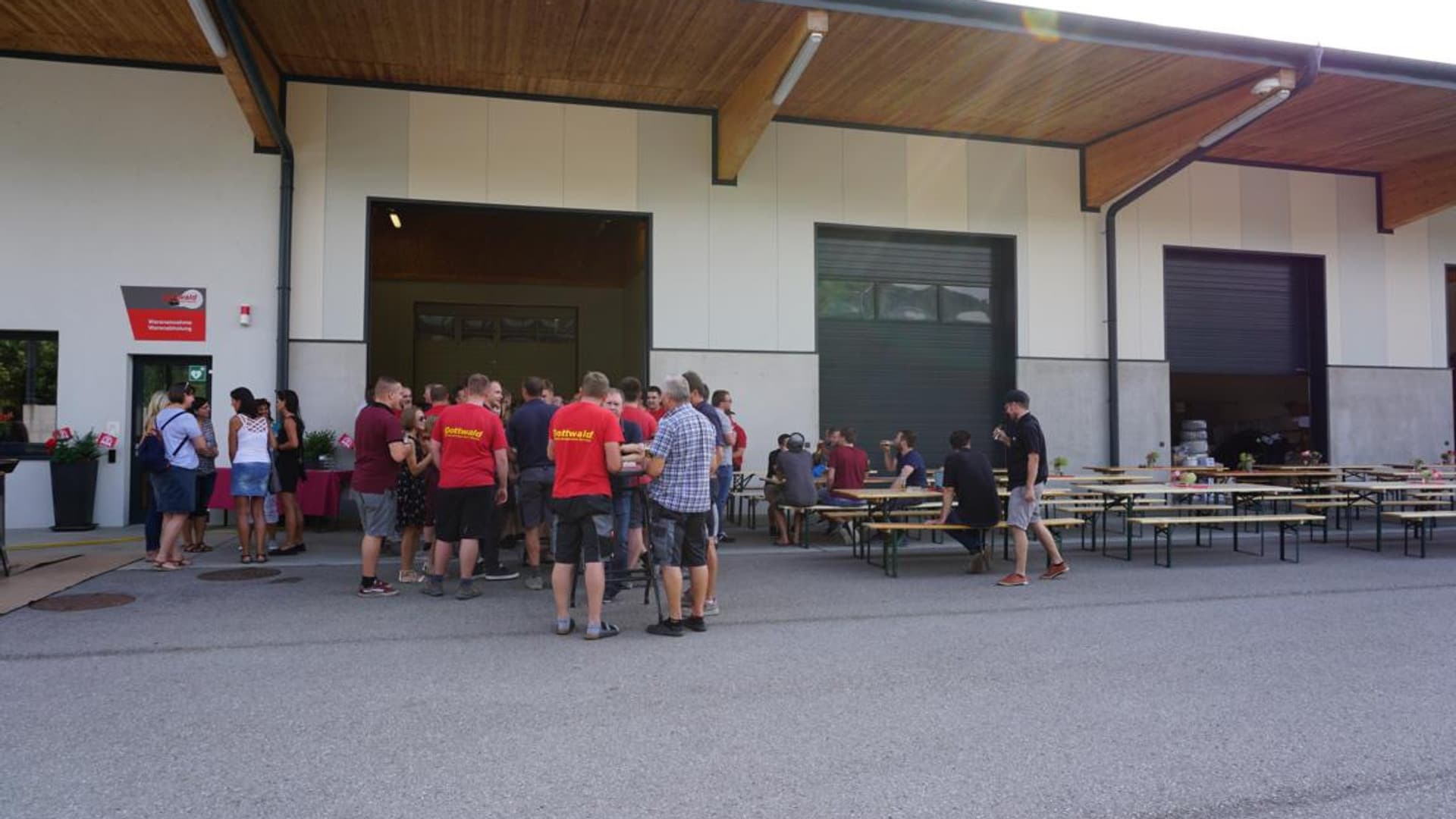 40th anniversary party at the company headquarters