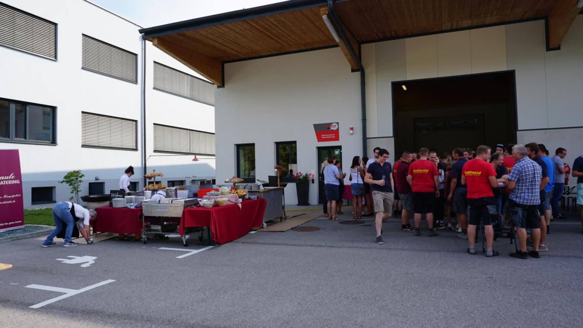 40th anniversary party at the company headquarters