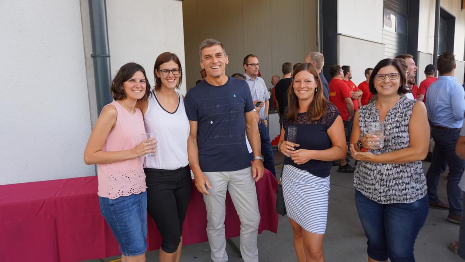 40th anniversary party at the company headquarters
