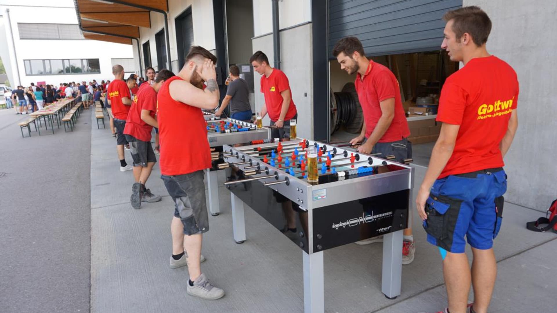 40th anniversary party at the company headquarters