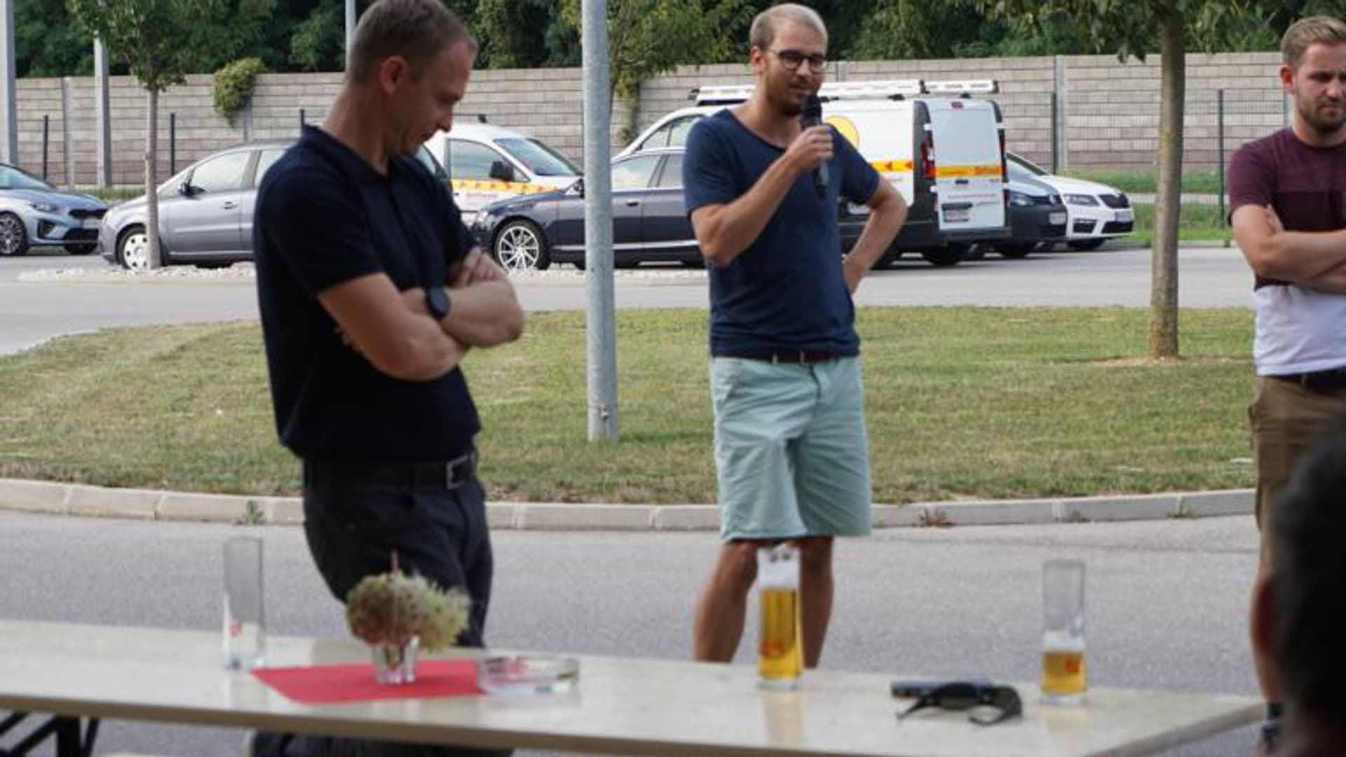 40th anniversary party at the company headquarters
