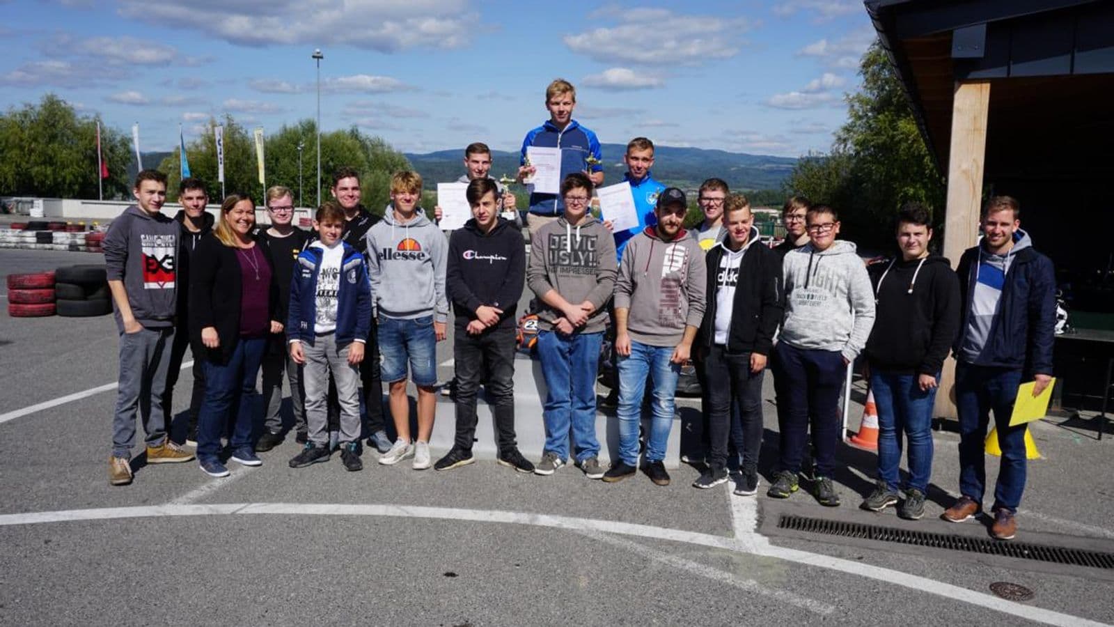 Ready, set, go – the annual apprentice go-kart race