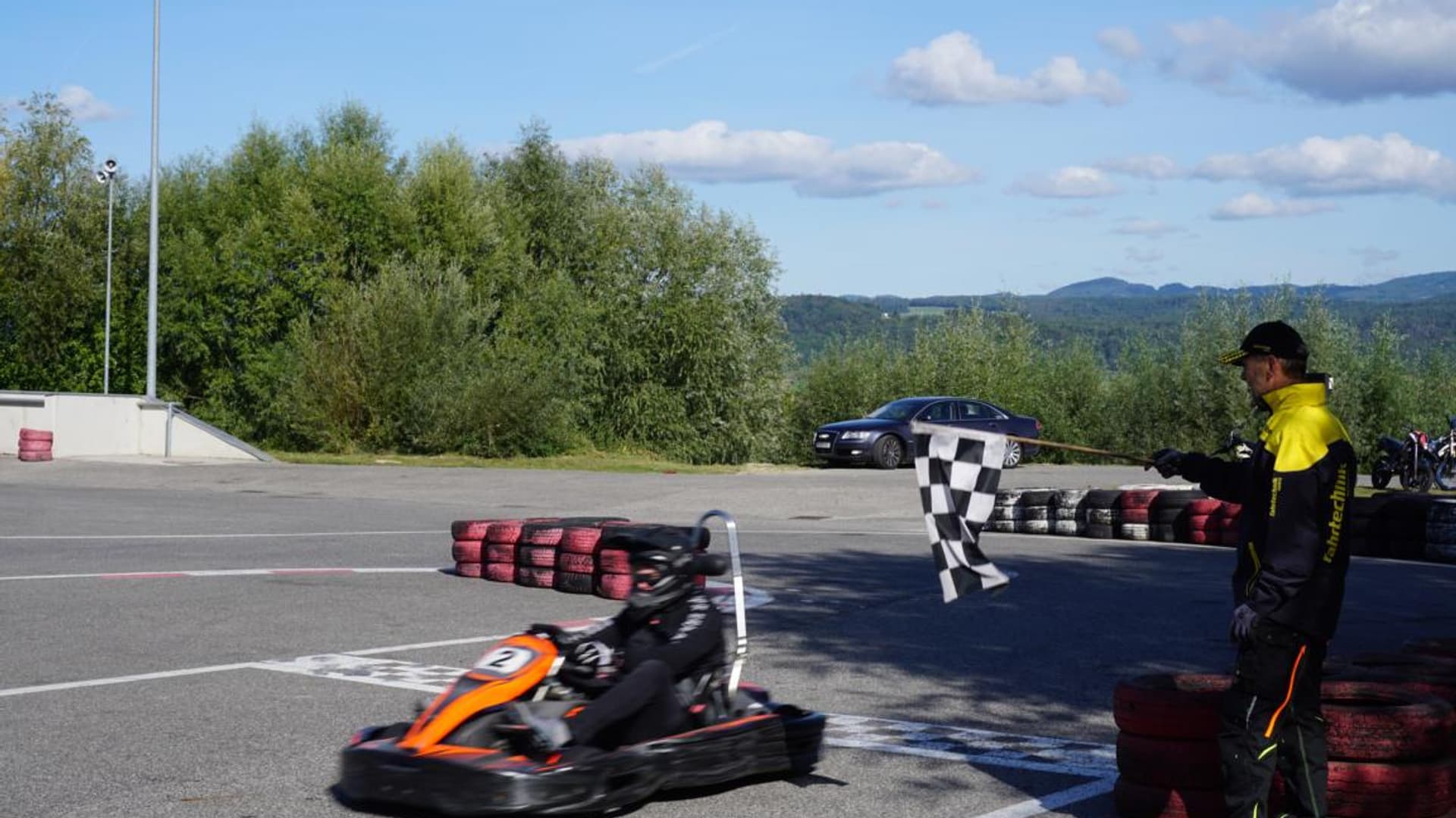 Ready, set, go – the annual apprentice go-kart race