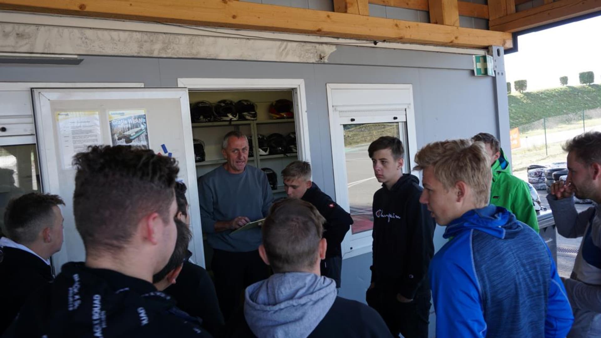 Ready, set, go – the annual apprentice go-kart race