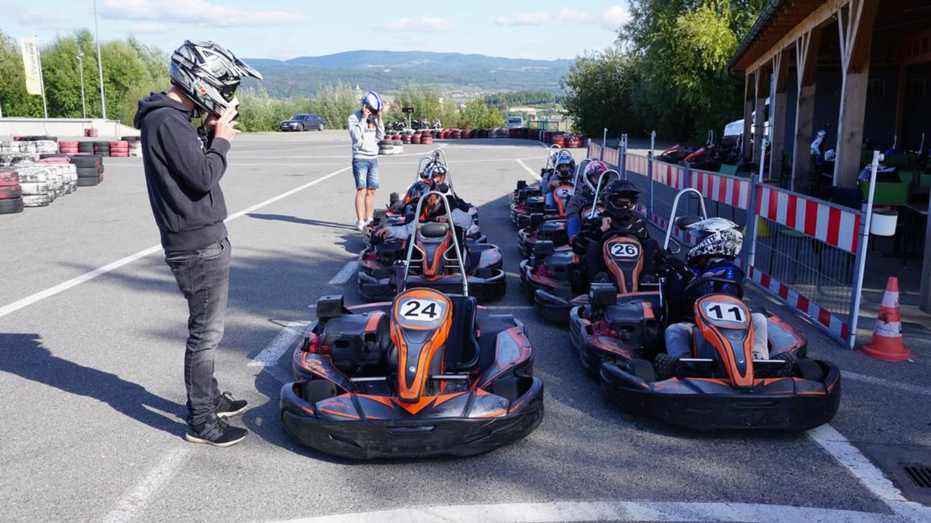 Ready, set, go – the annual apprentice go-kart race