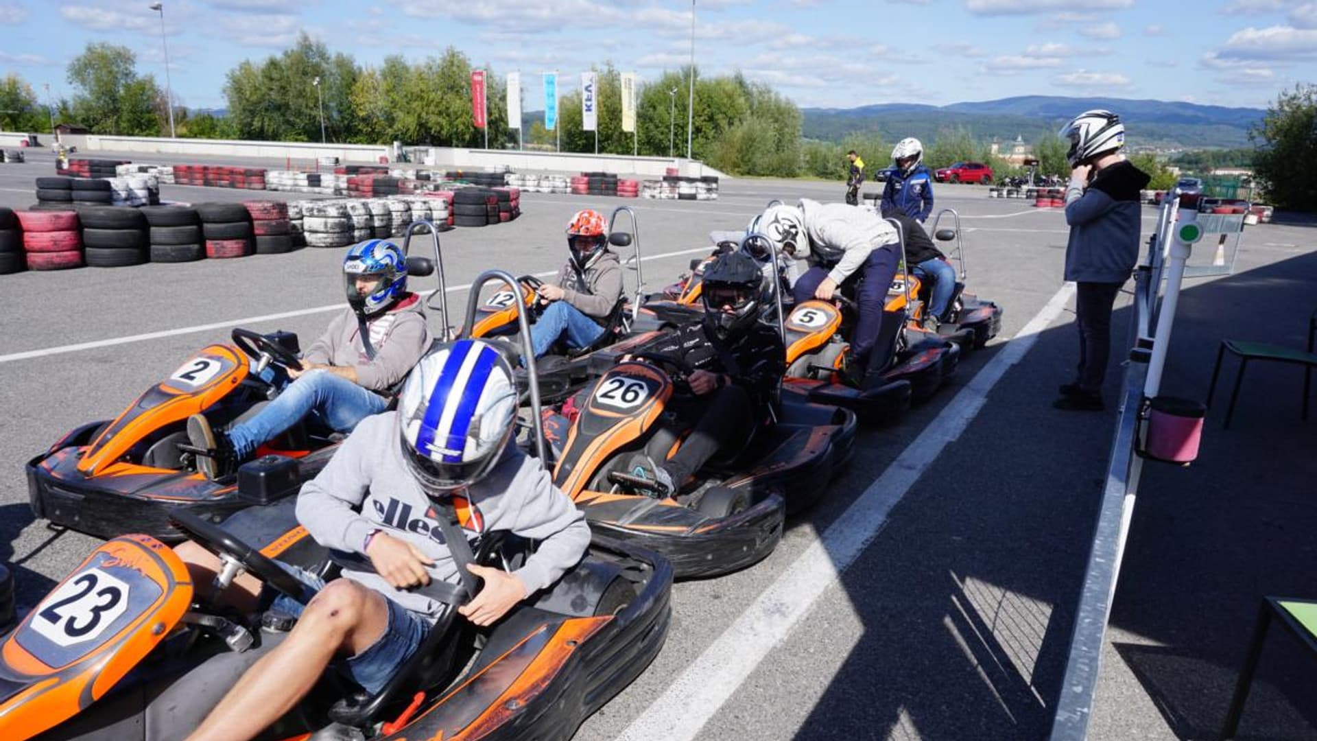 Ready, set, go – the annual apprentice go-kart race