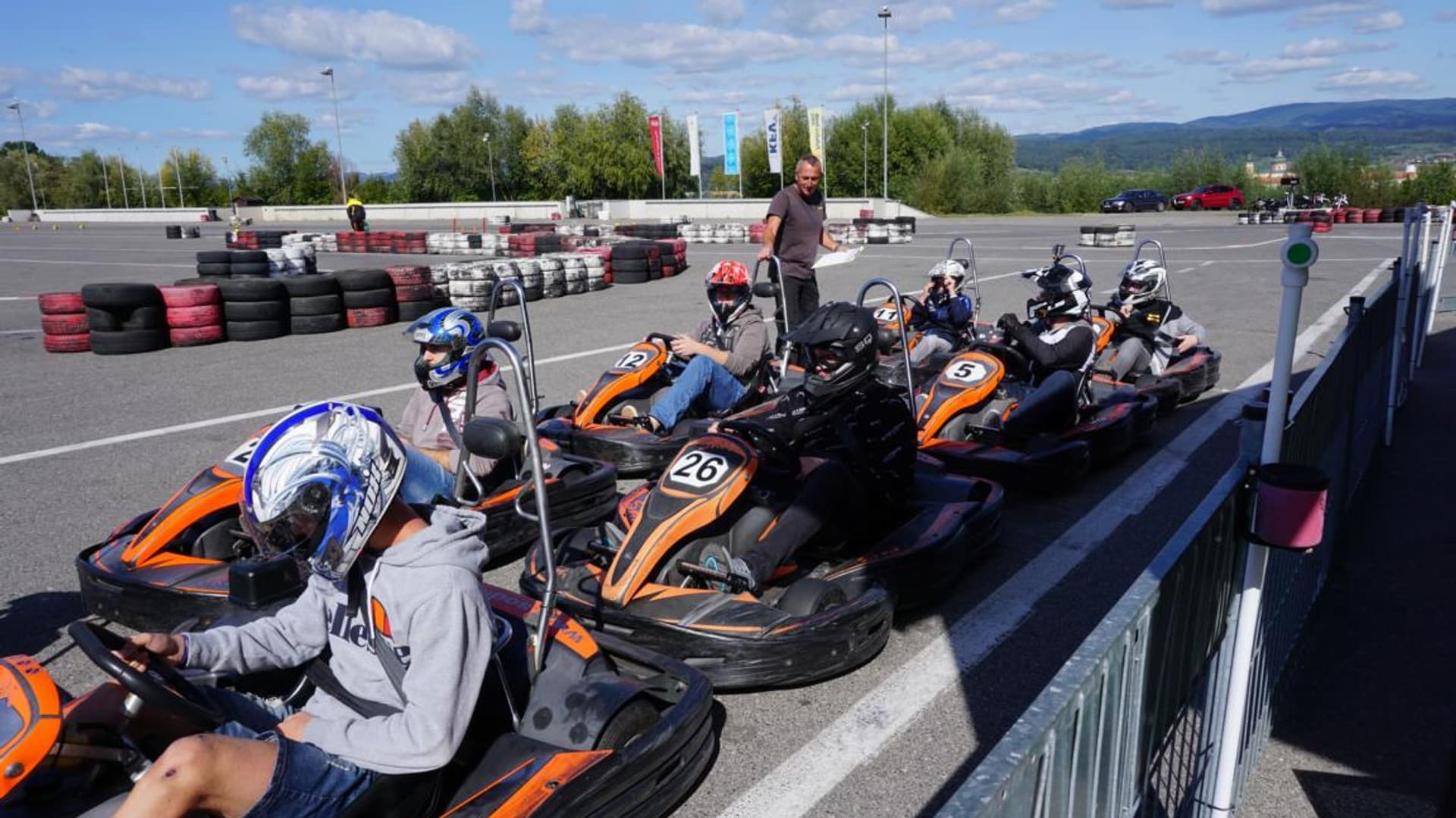 Ready, set, go – the annual apprentice go-kart race