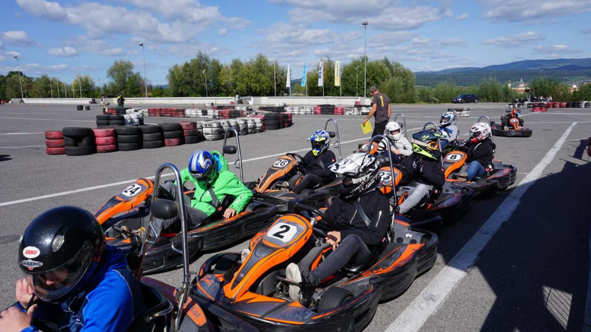 Ready, set, go – the annual apprentice go-kart race