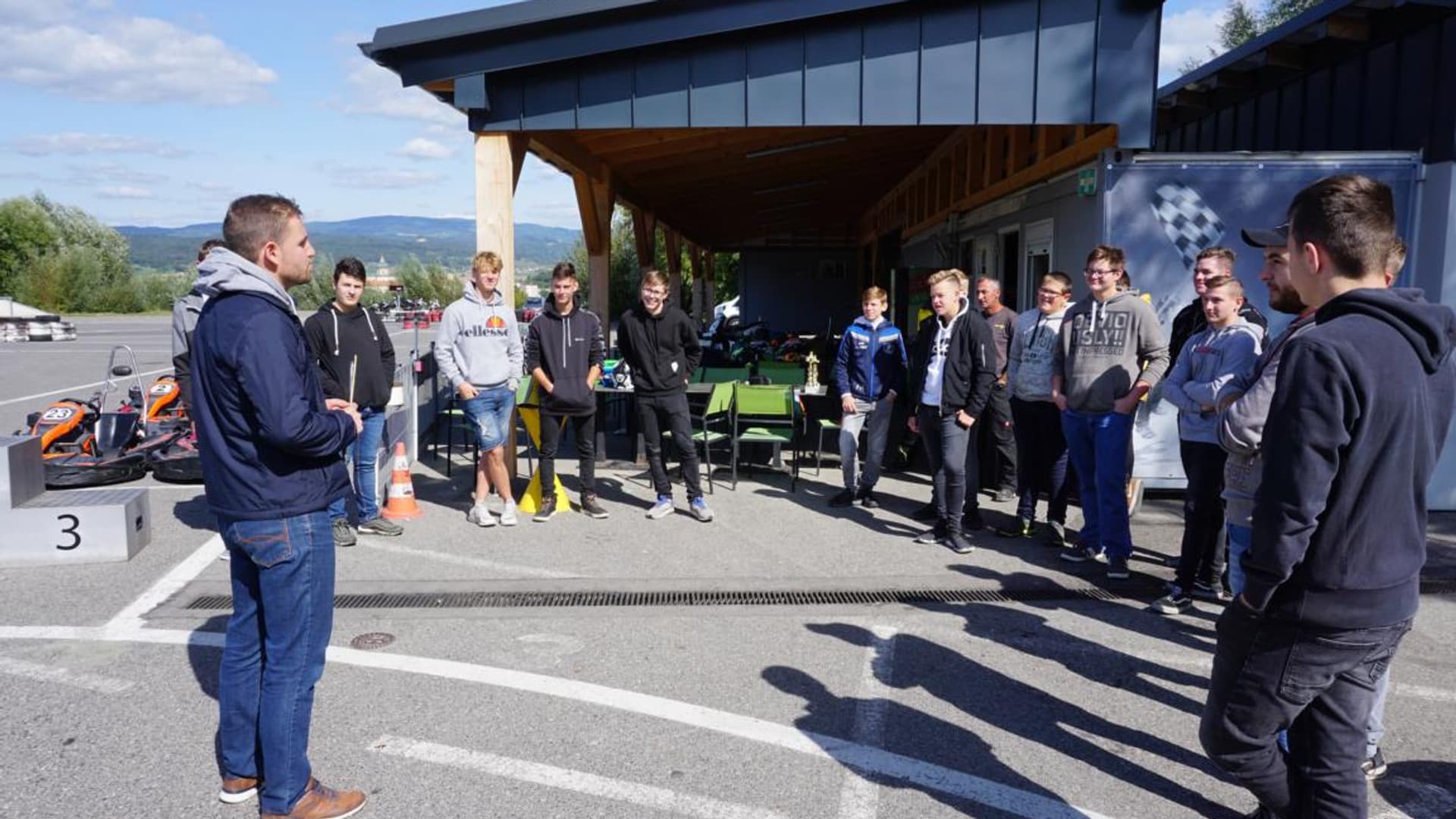 Ready, set, go – the annual apprentice go-kart race