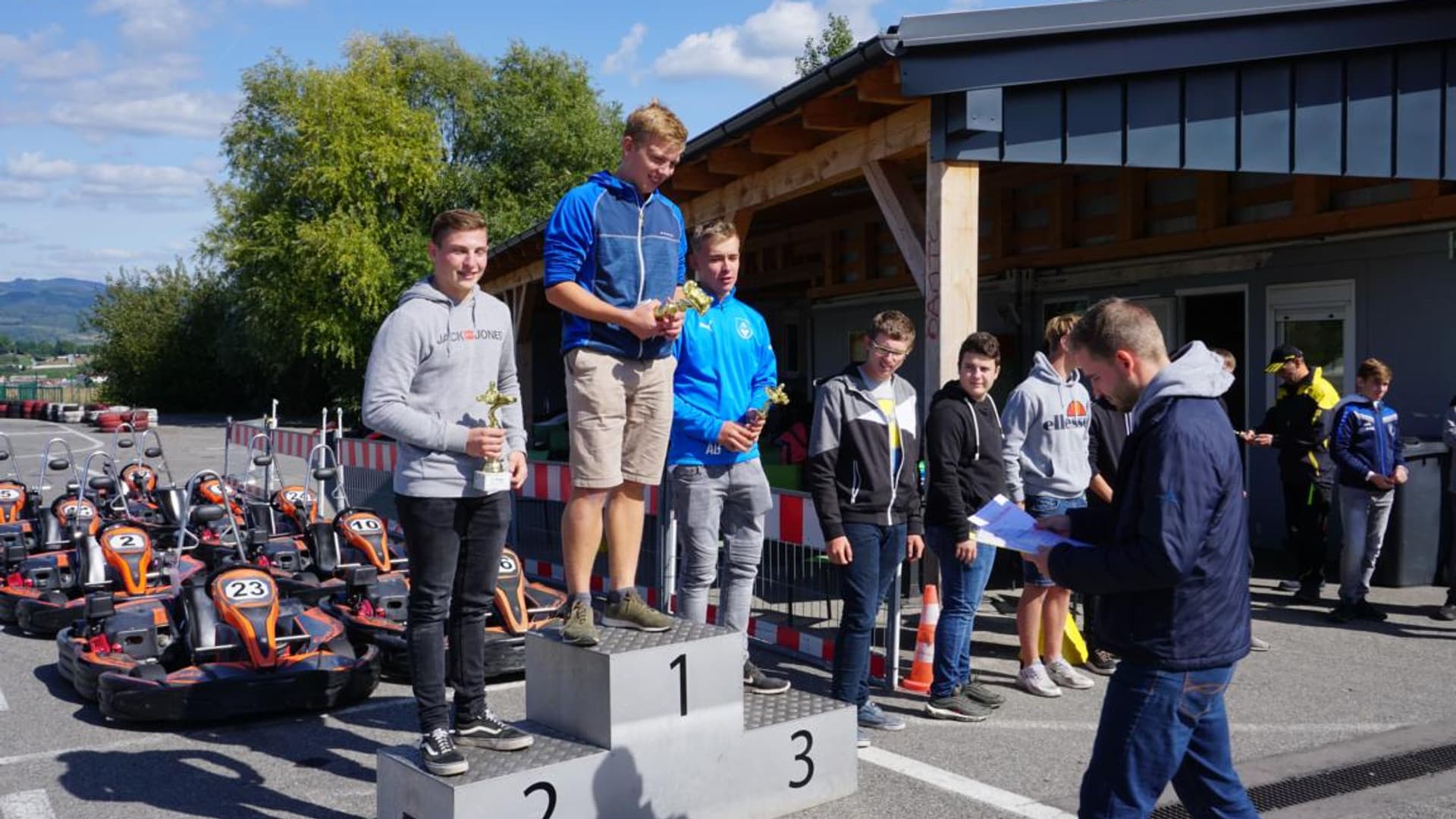 Ready, set, go – the annual apprentice go-kart race
