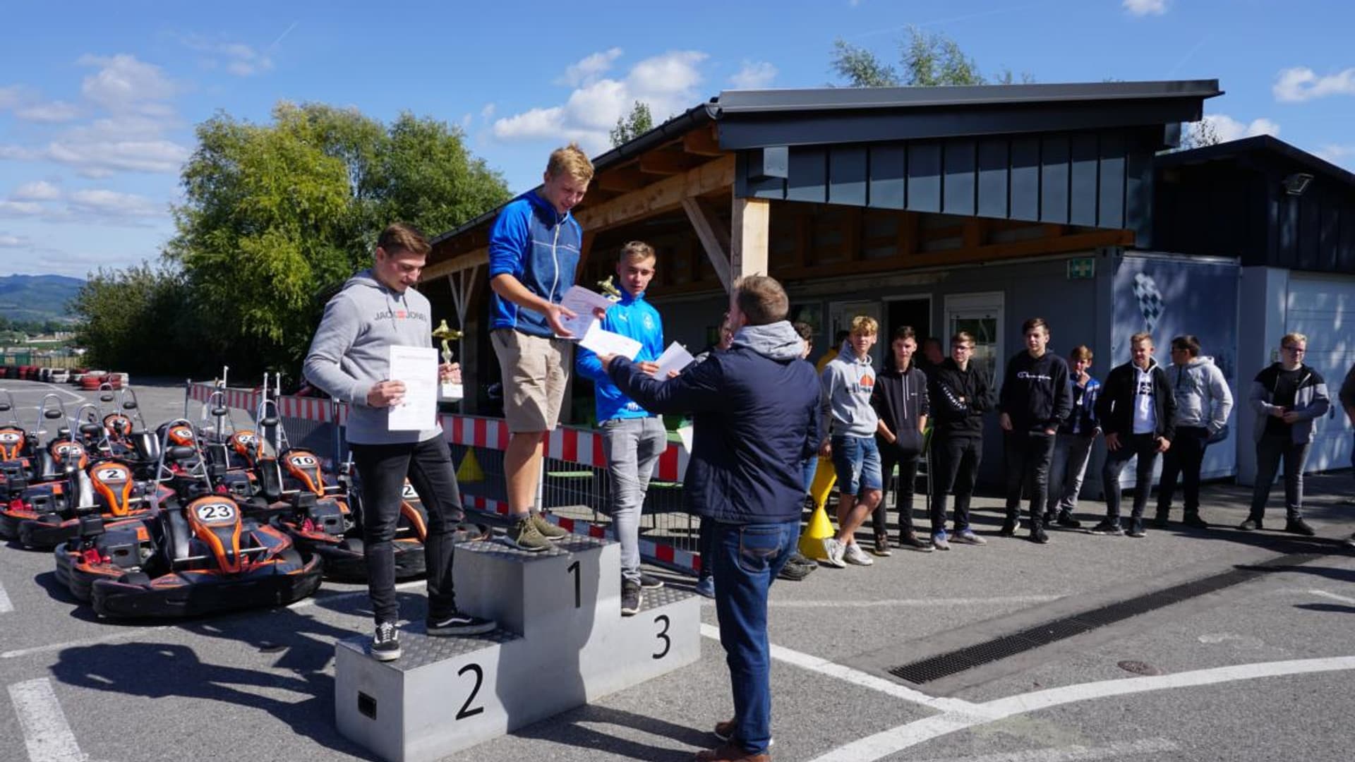 Ready, set, go – the annual apprentice go-kart race