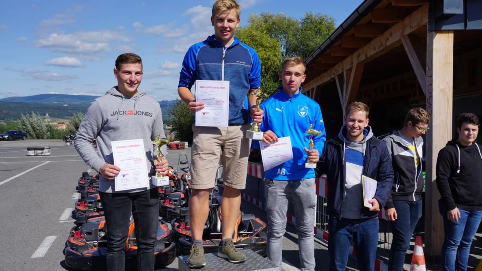 Ready, set, go – the annual apprentice go-kart race