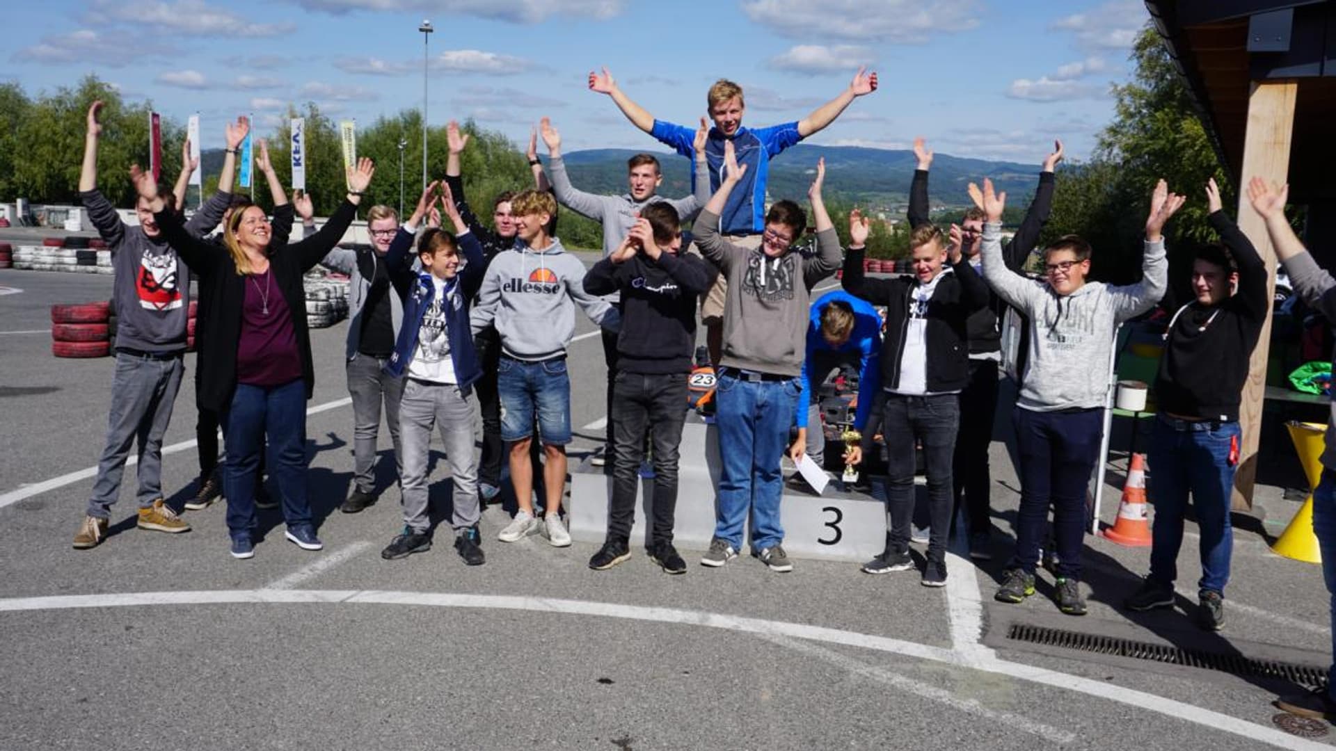 Ready, set, go – the annual apprentice go-kart race