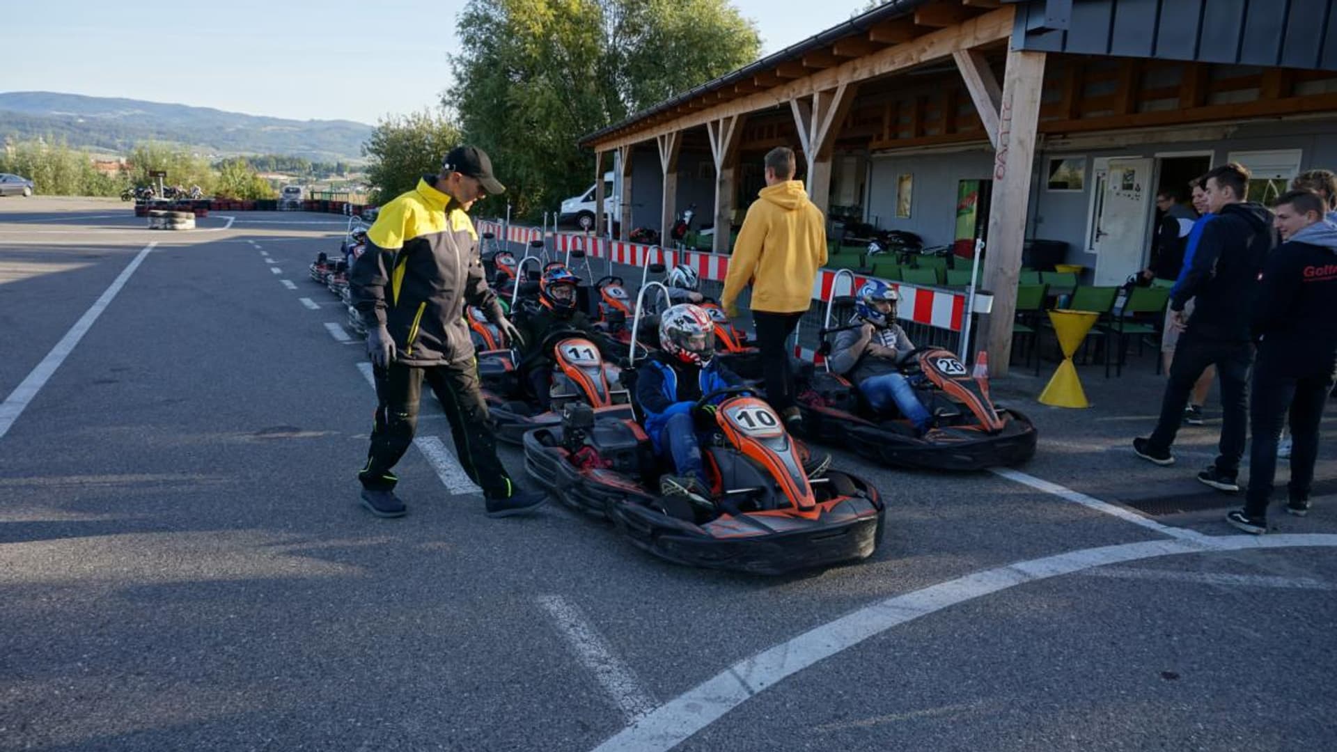 Ready, set, go – the annual apprentice go-kart race