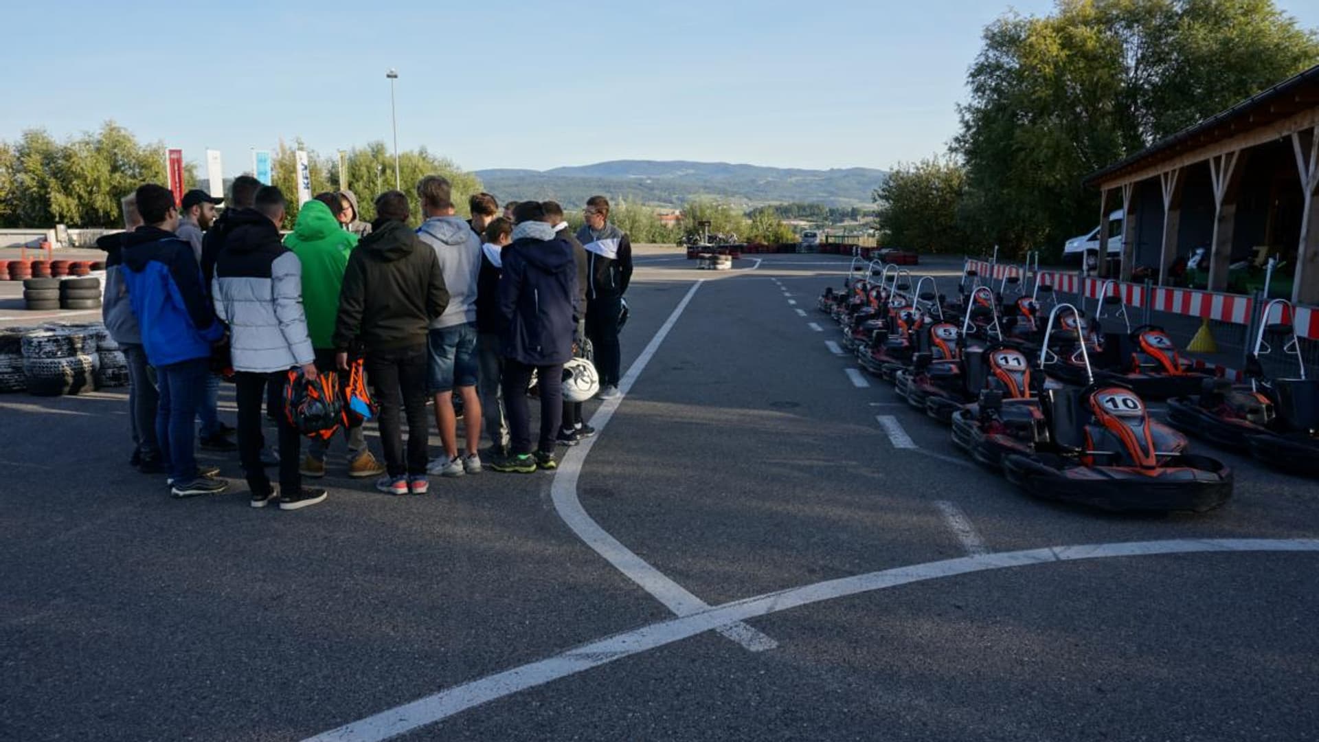 Ready, set, go – the annual apprentice go-kart race
