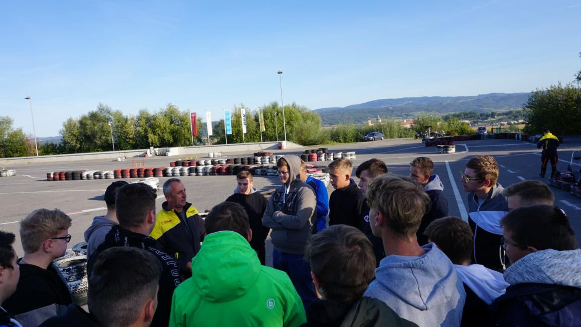 Ready, set, go – the annual apprentice go-kart race