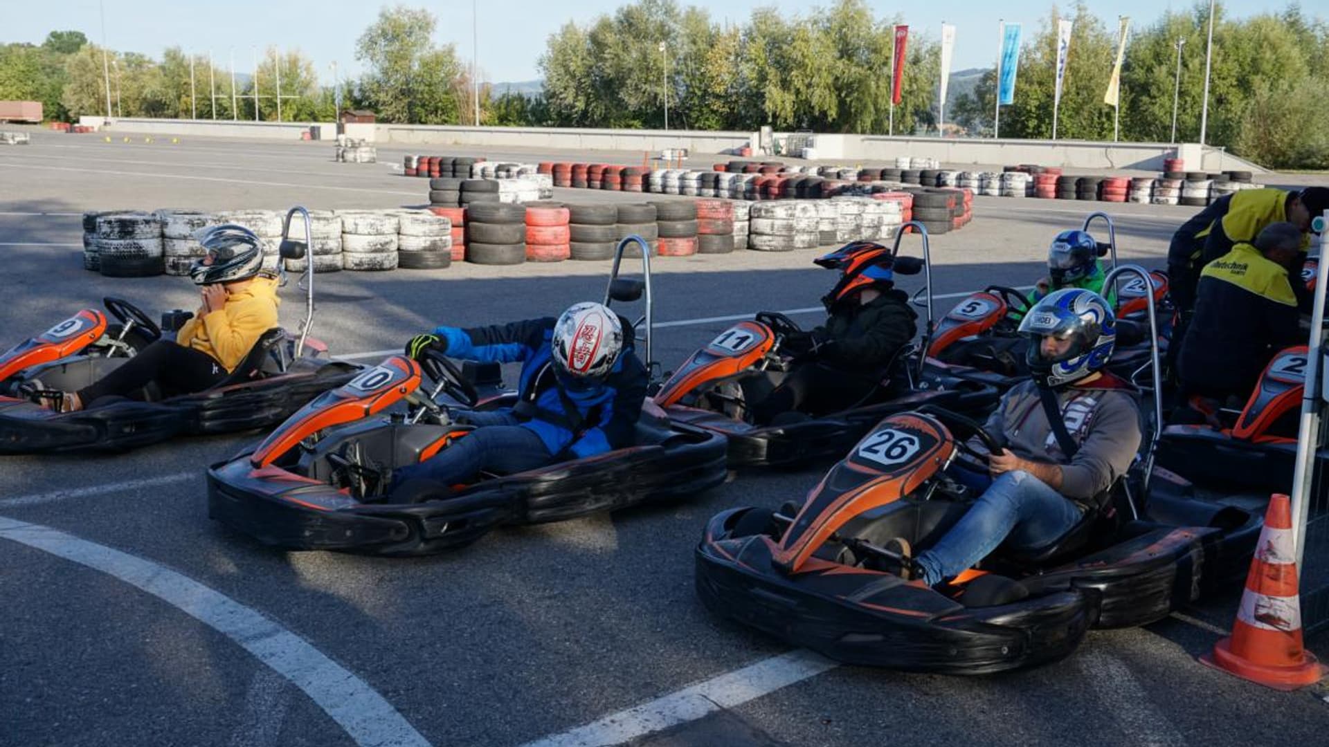 Ready, set, go – the annual apprentice go-kart race