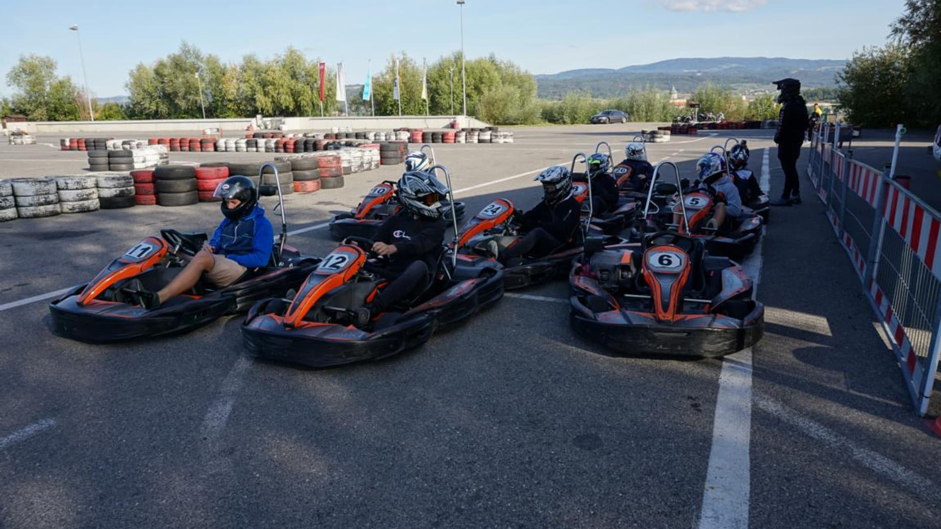 Ready, set, go – the annual apprentice go-kart race