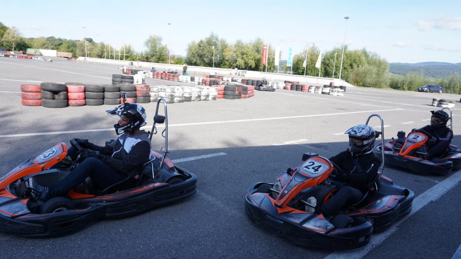 Ready, set, go – the annual apprentice go-kart race