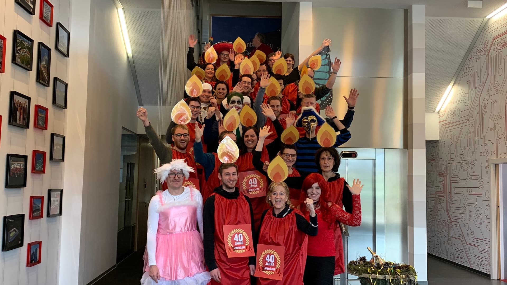 Colourful carnival celebrations at headquarters
