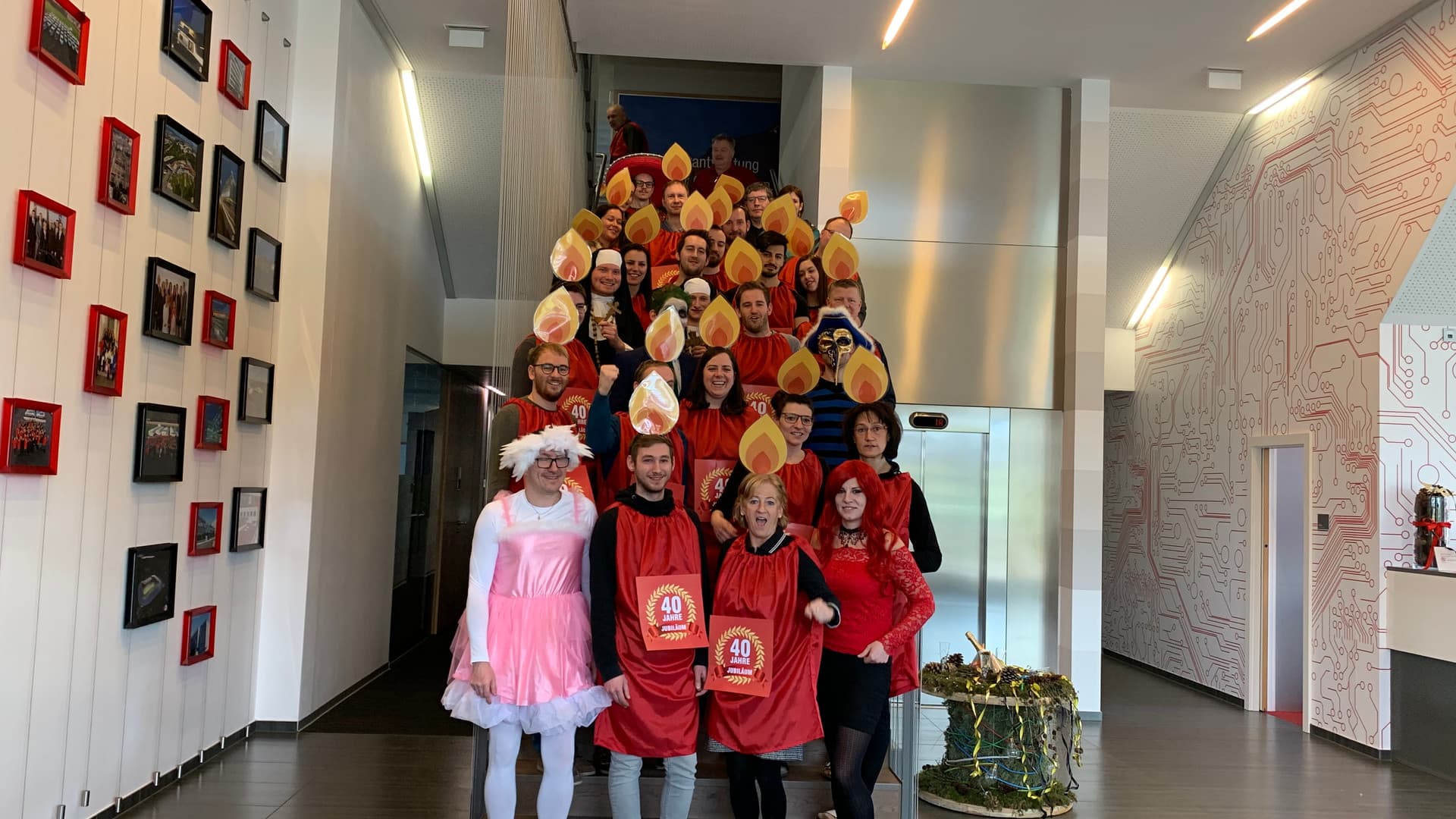 Colourful carnival celebrations at headquarters