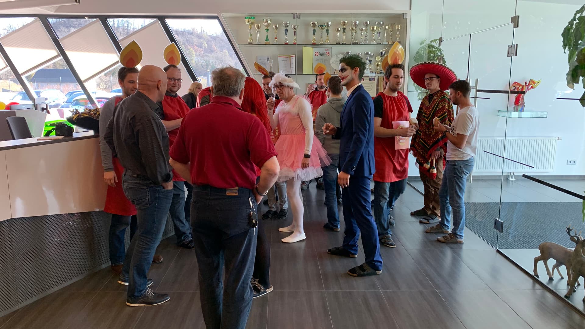 Colourful carnival celebrations at headquarters