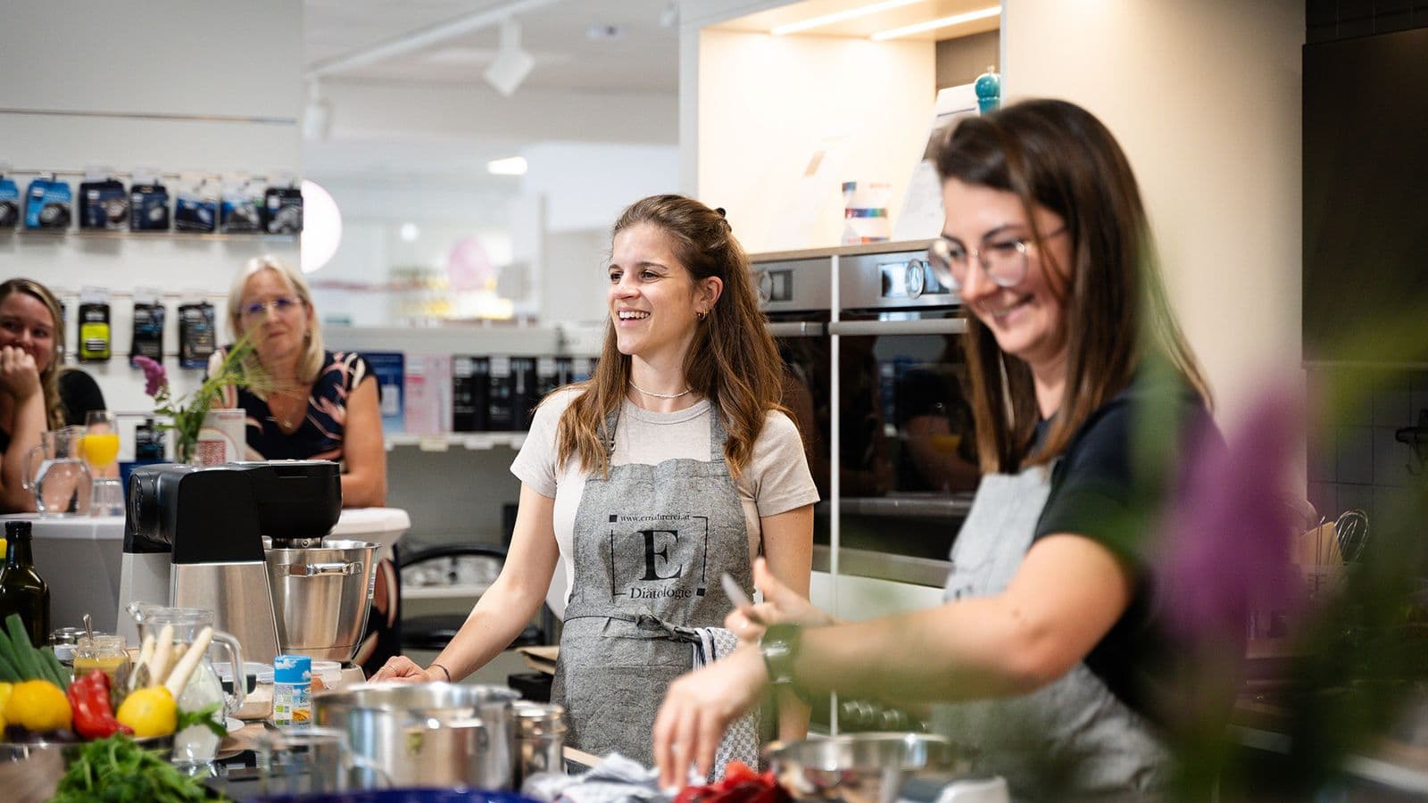 That was our live cooking show