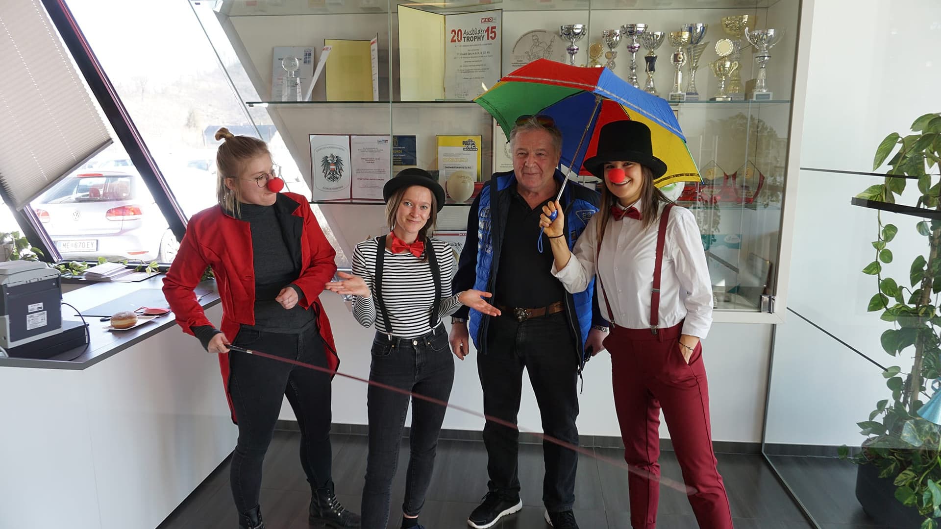 The jesters are loose