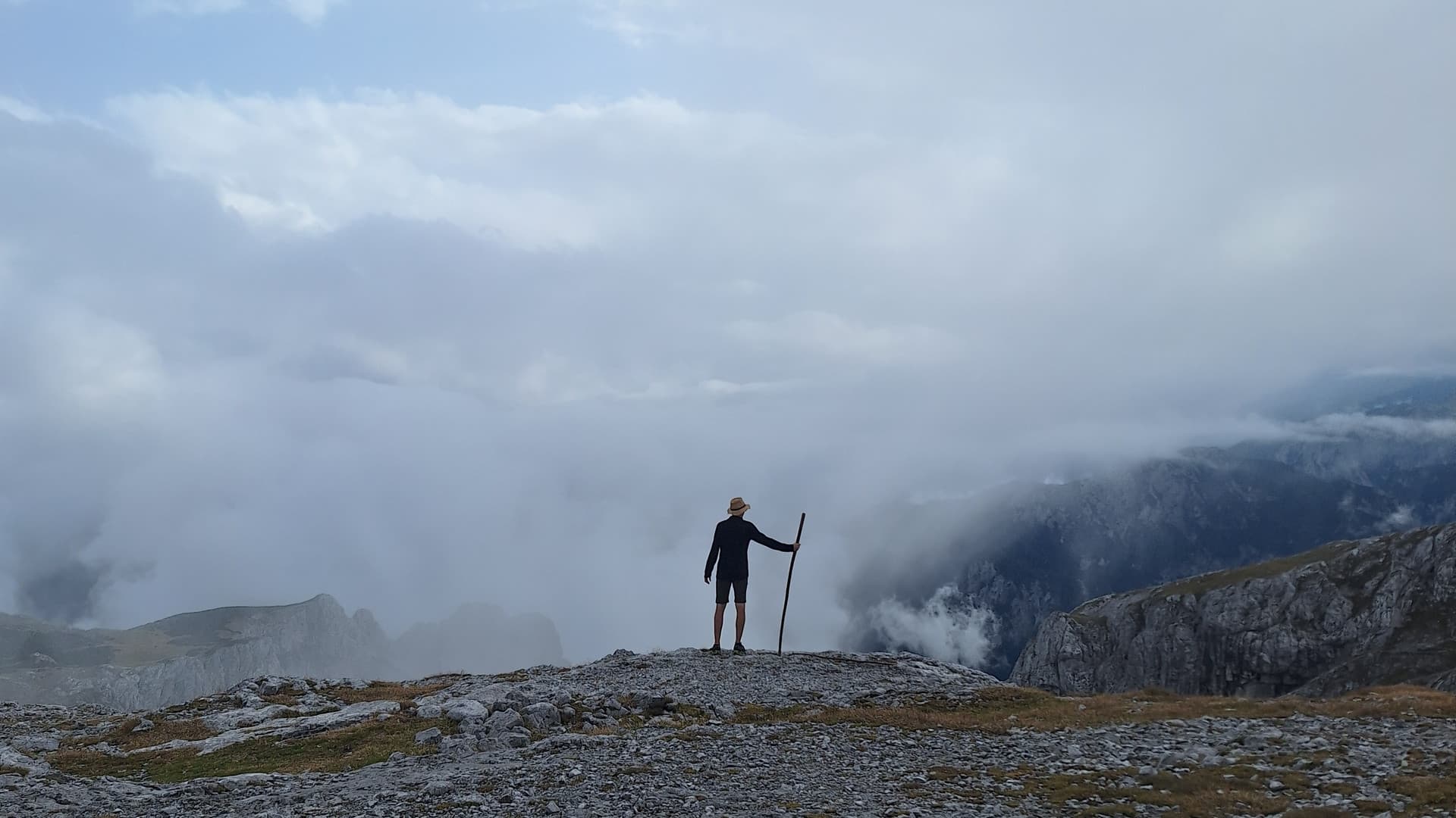 An (almost) rained-out company hiking day
