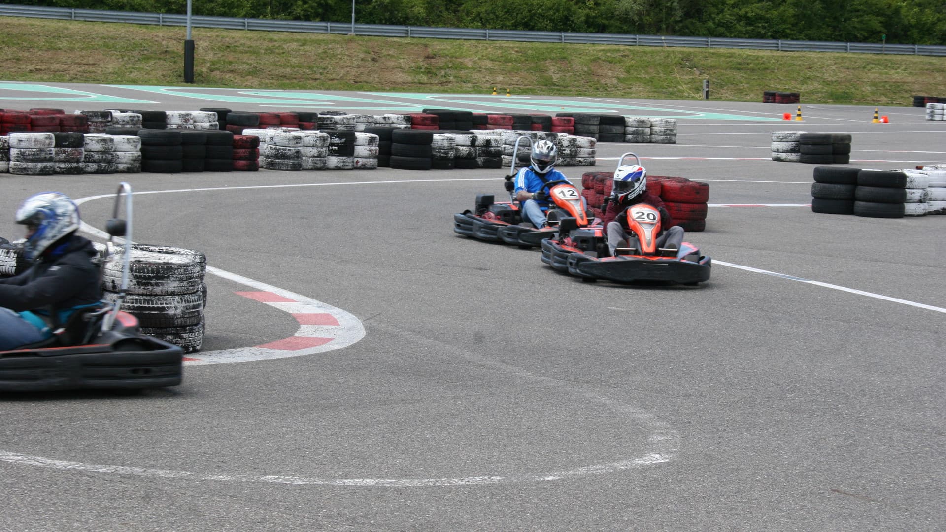 The first Gottwald fitters' go-kart race