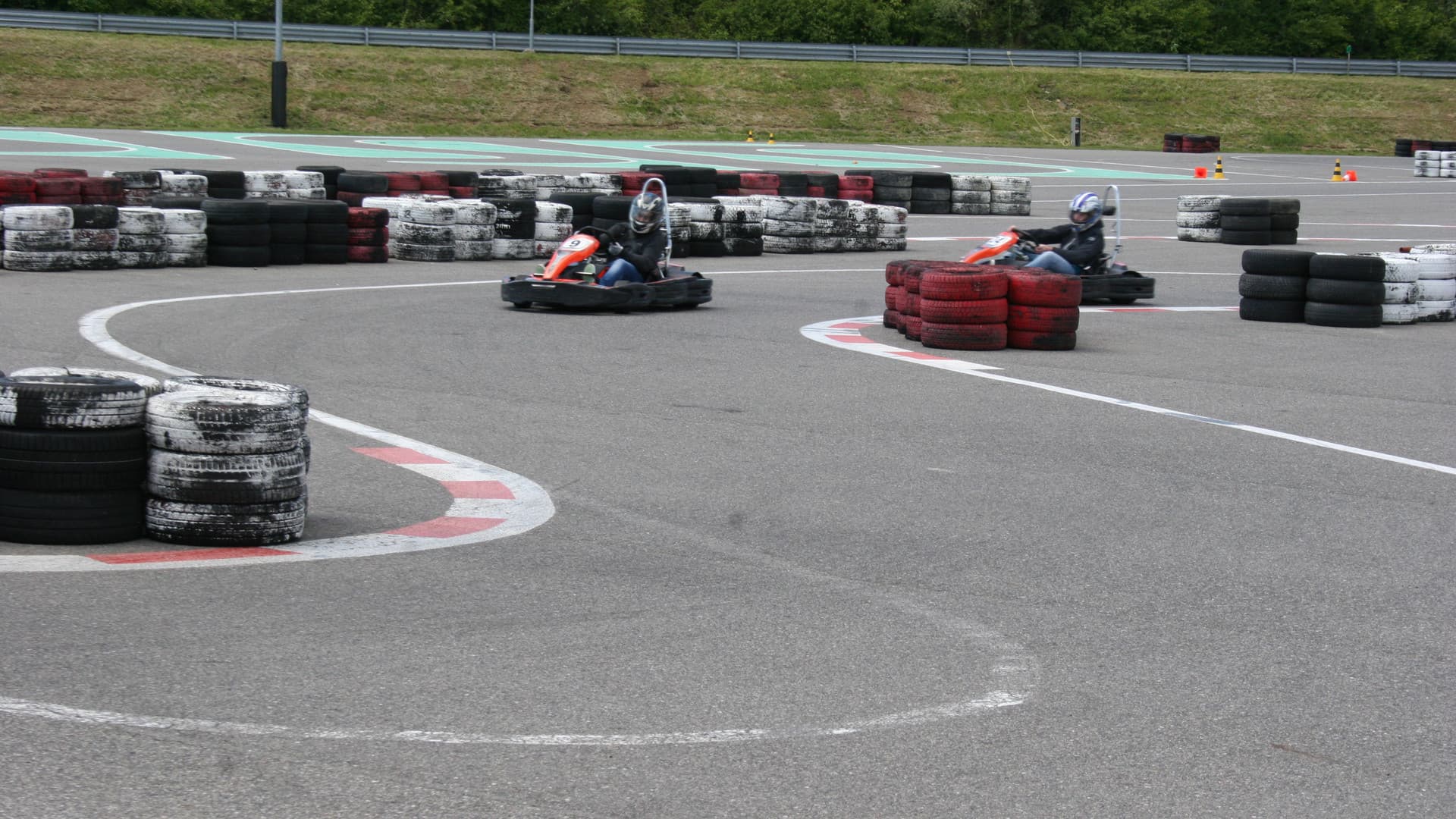 The first Gottwald fitters' go-kart race