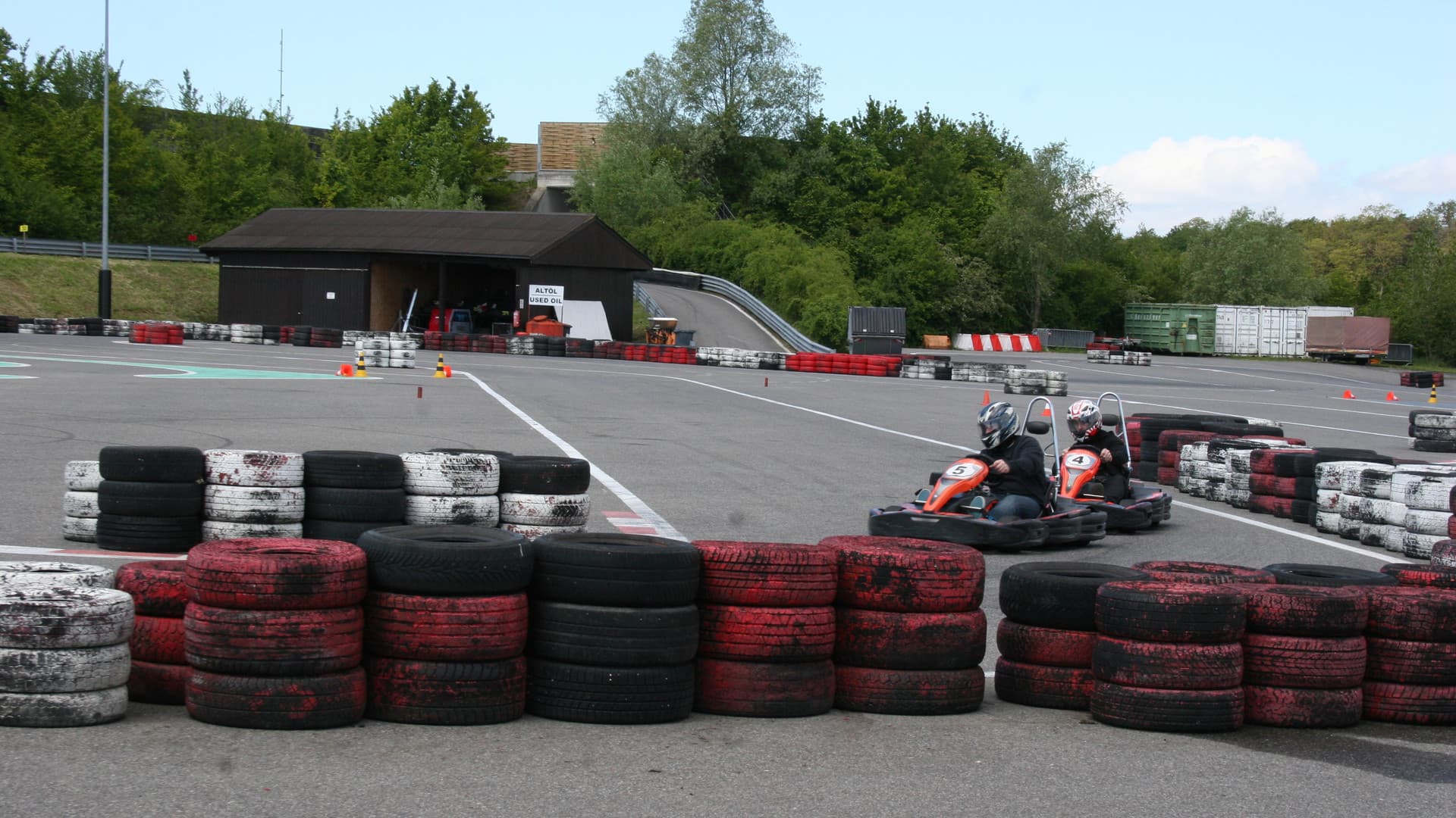 The first Gottwald fitters' go-kart race