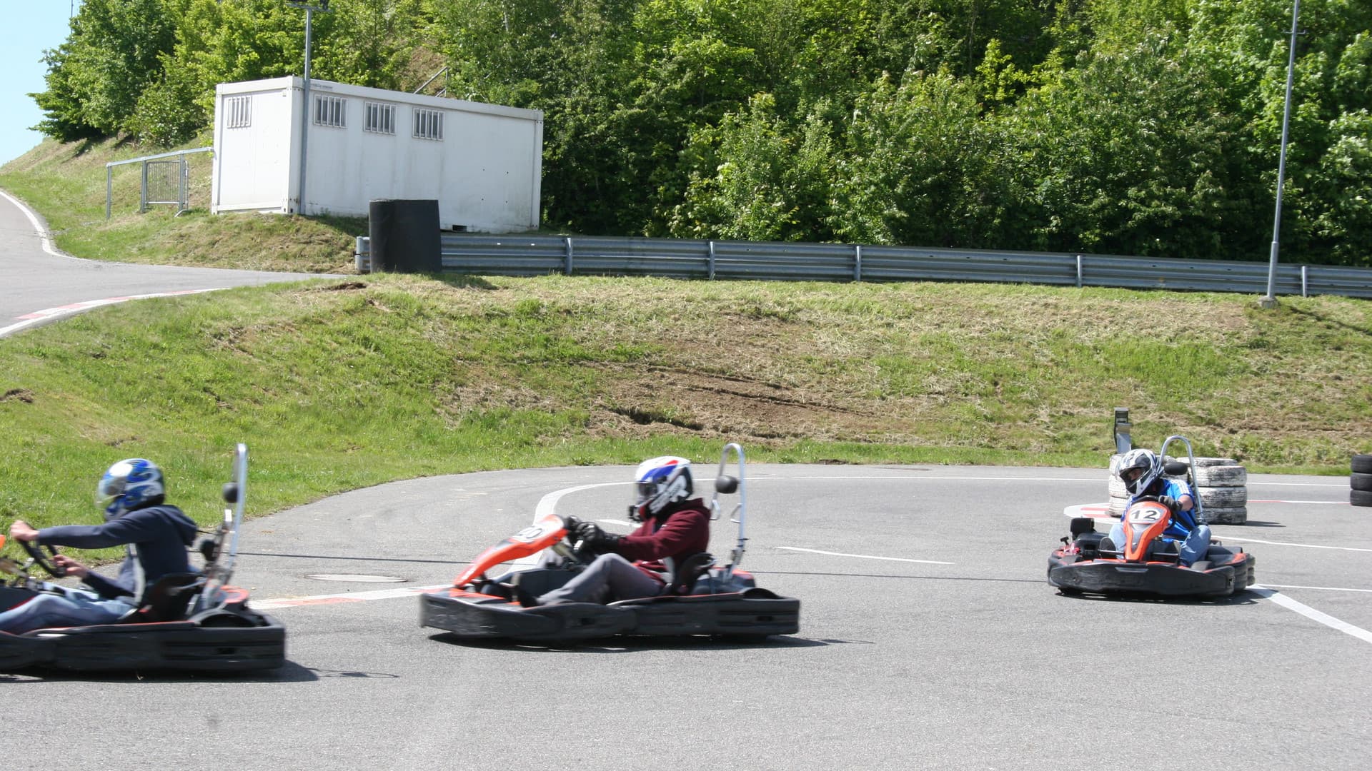 The first Gottwald fitters' go-kart race