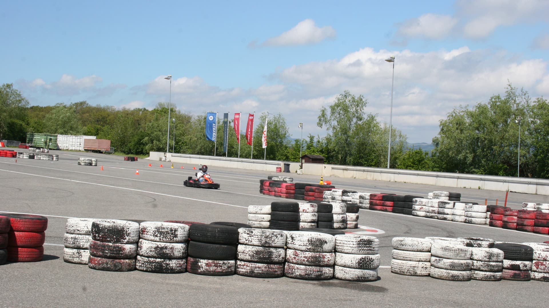 The first Gottwald fitters' go-kart race