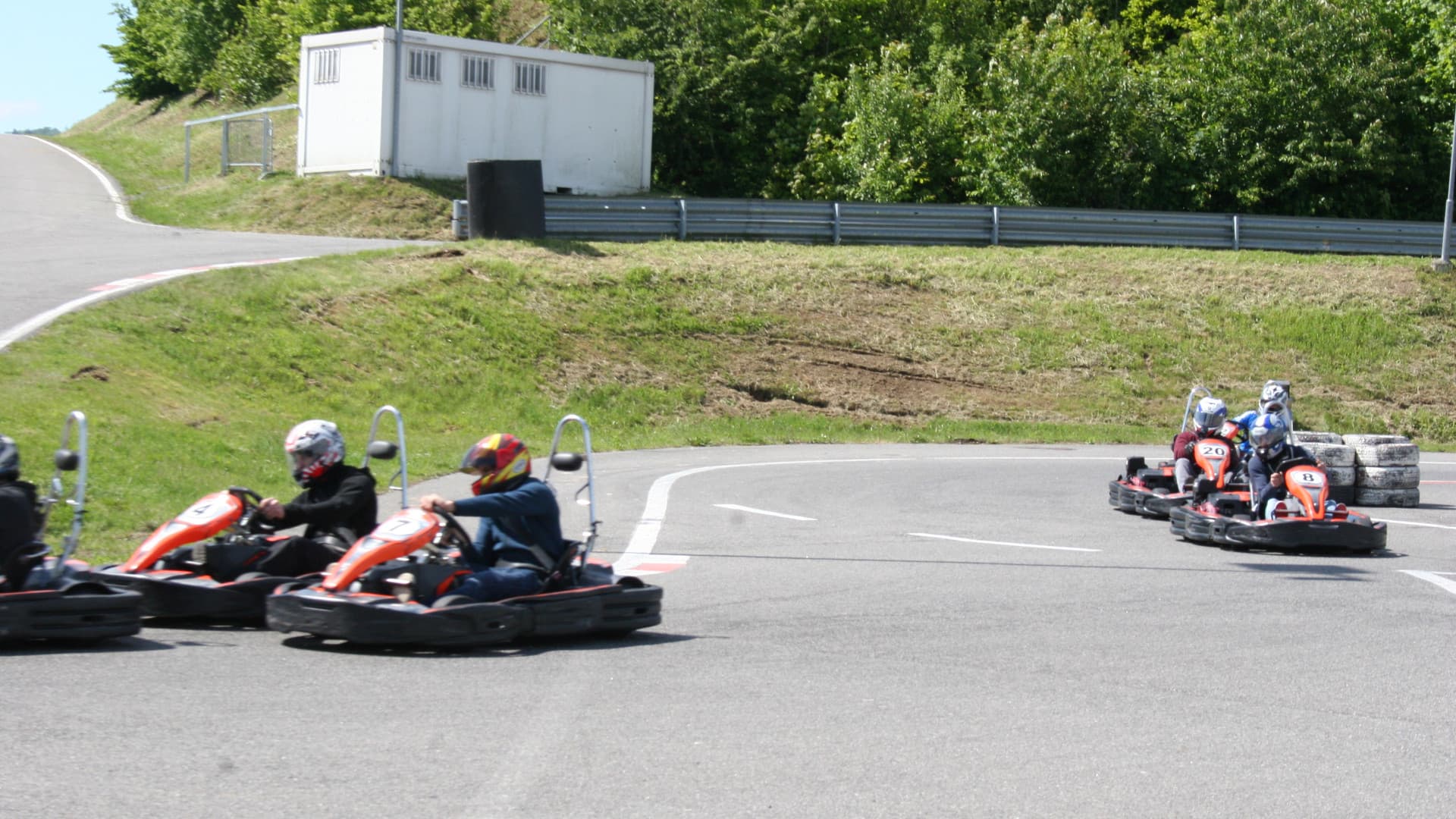 The first Gottwald fitters' go-kart race