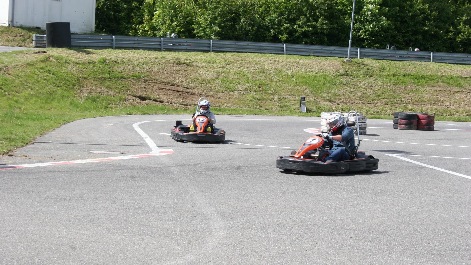 The first Gottwald fitters' go-kart race