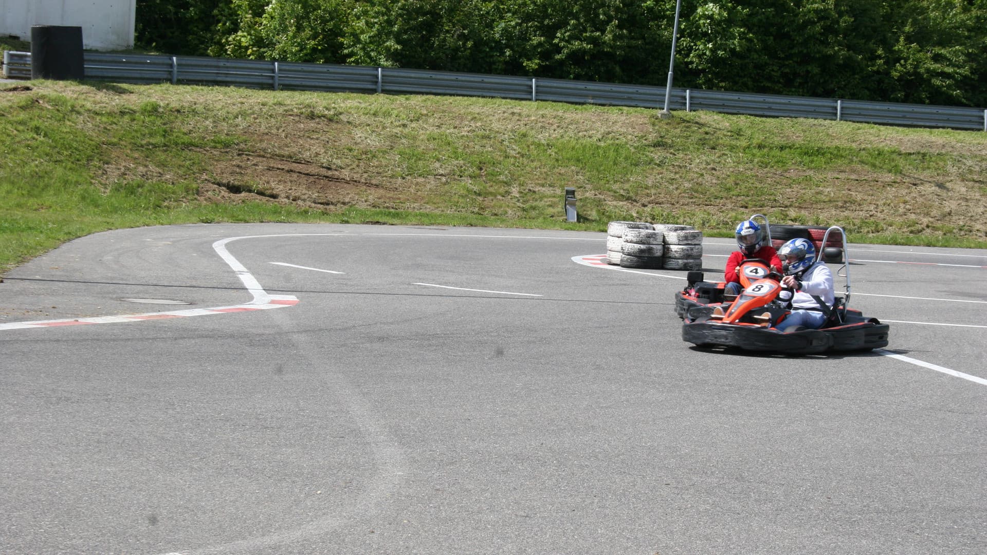 The first Gottwald fitters' go-kart race