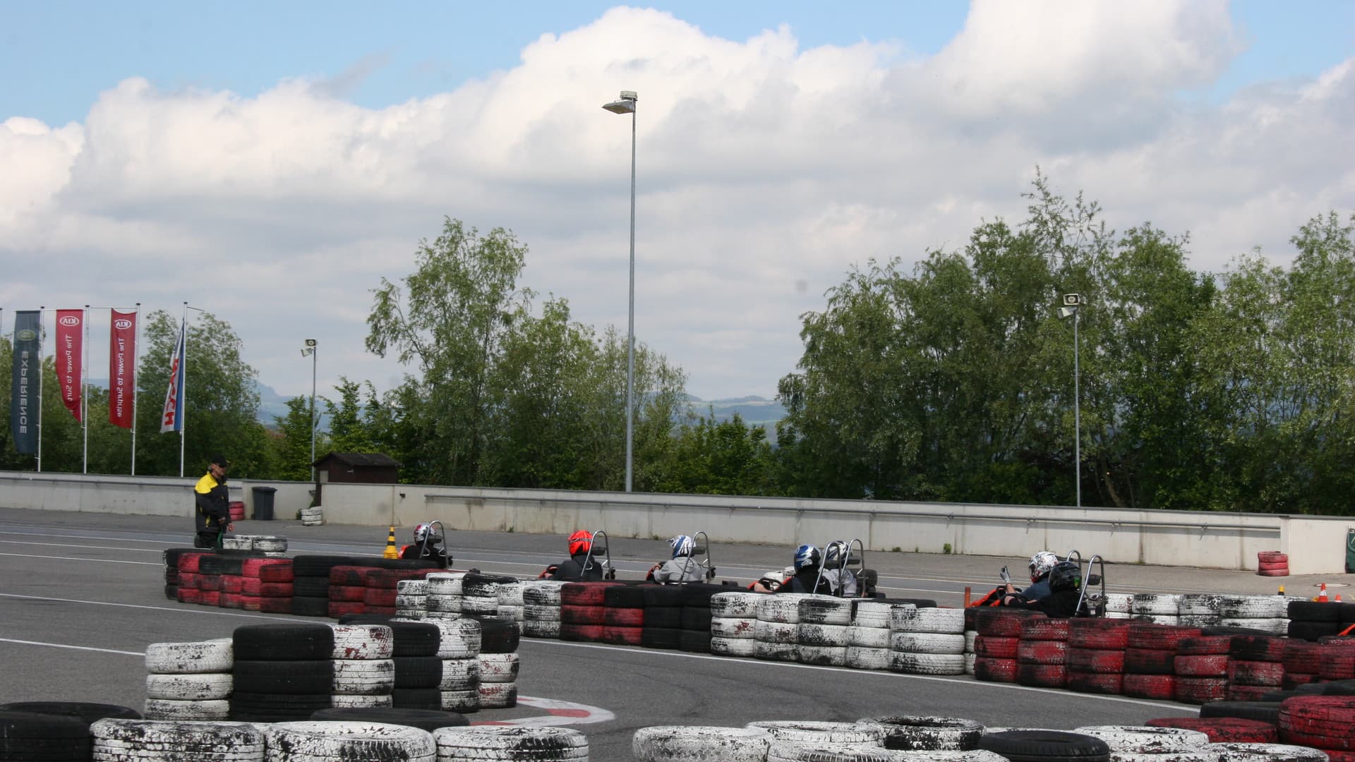 The first Gottwald fitters' go-kart race