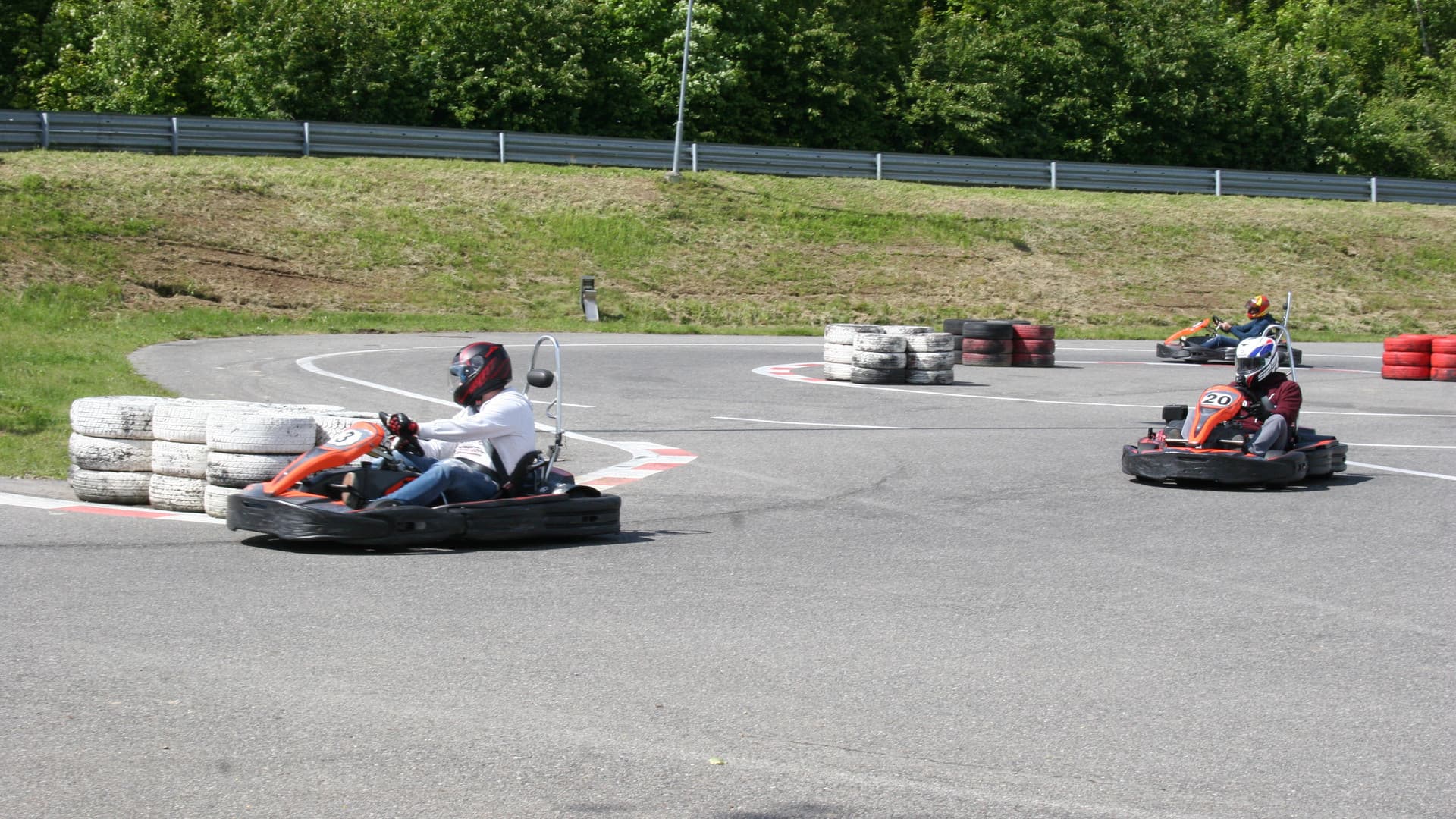 The first Gottwald fitters' go-kart race