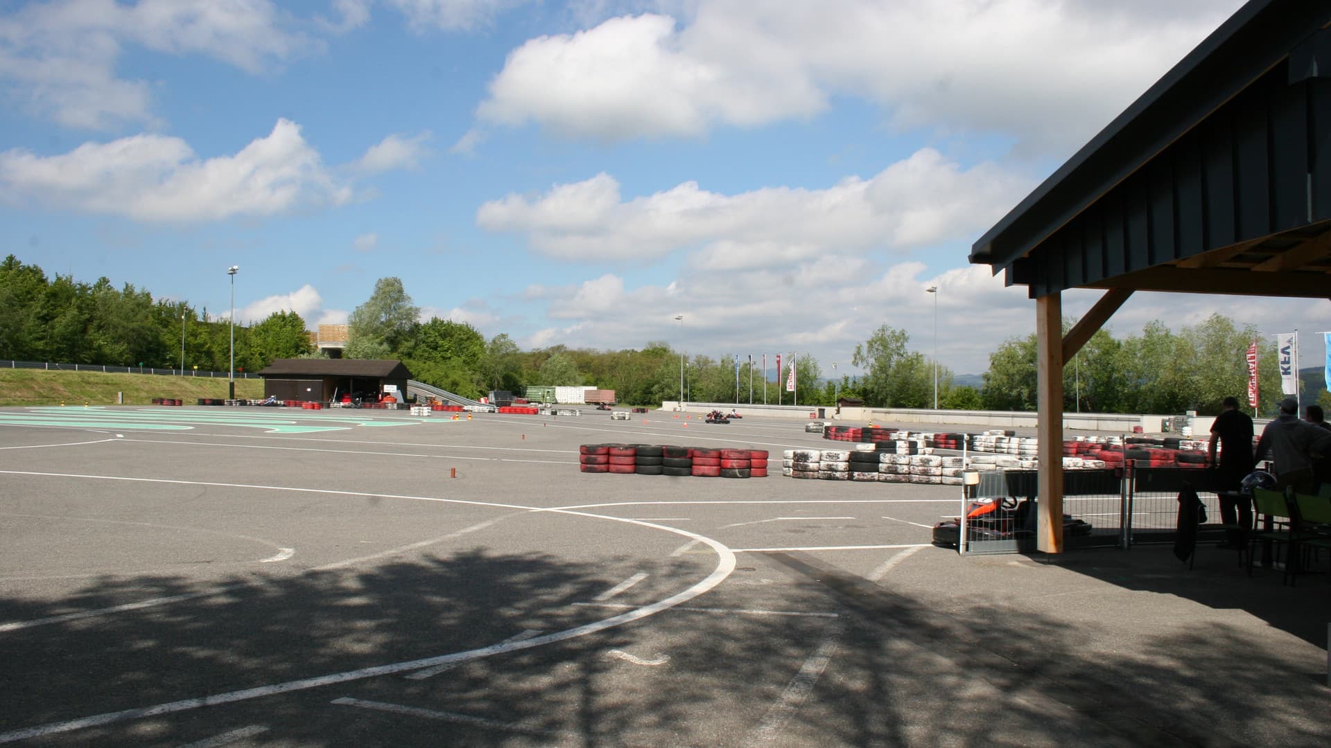 The first Gottwald fitters' go-kart race