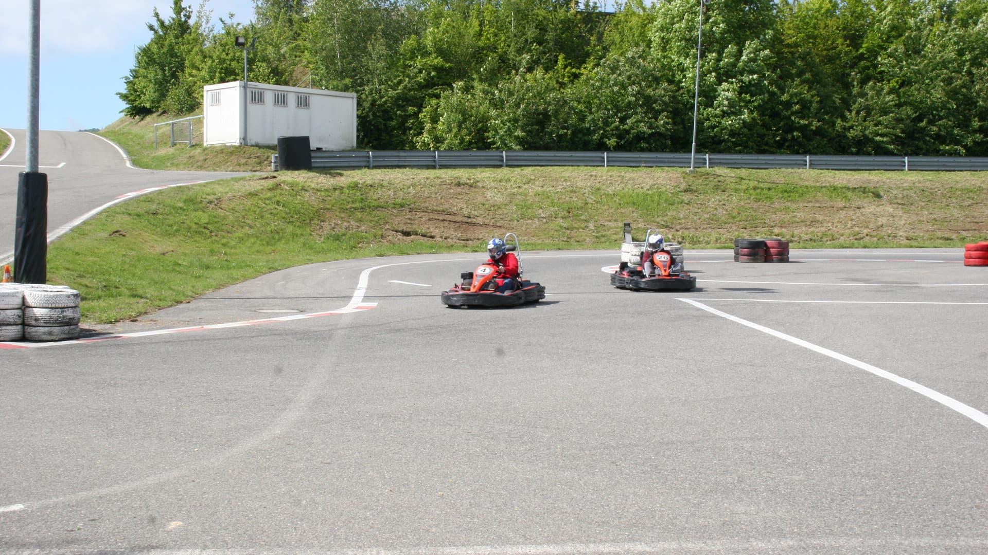 The first Gottwald fitters' go-kart race