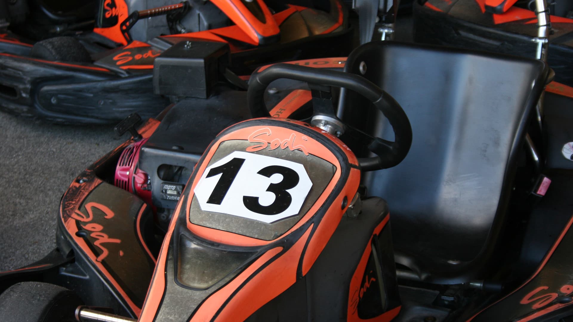 The first Gottwald fitters' go-kart race