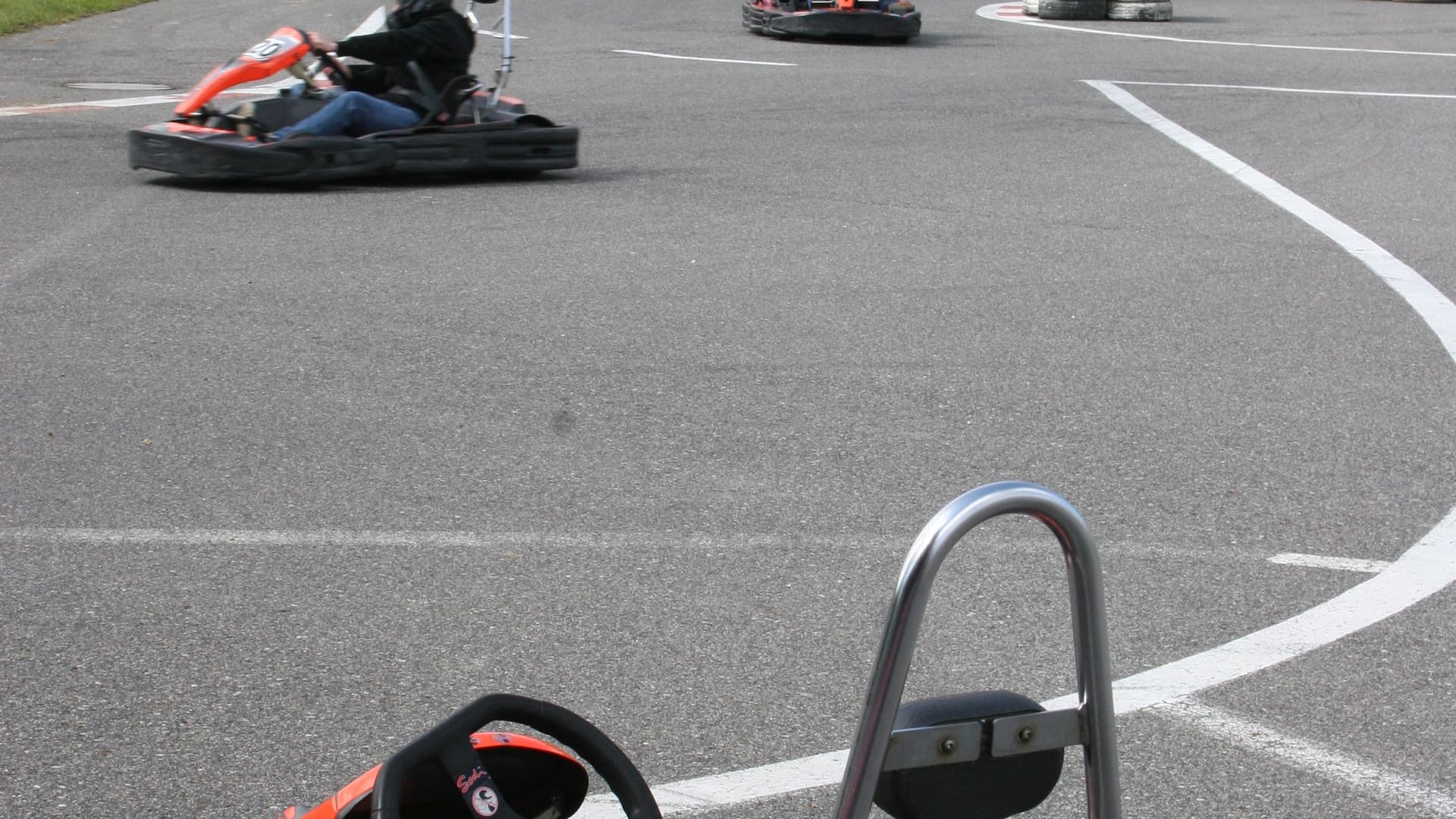 The first Gottwald fitters' go-kart race