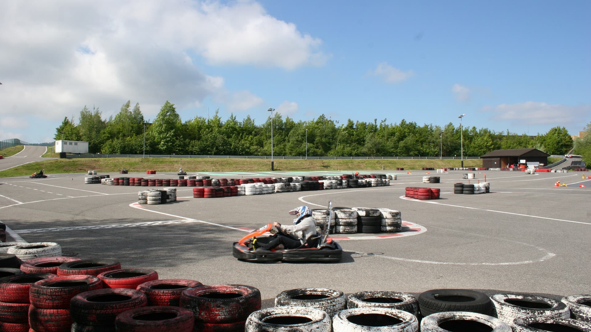 The first Gottwald fitters' go-kart race