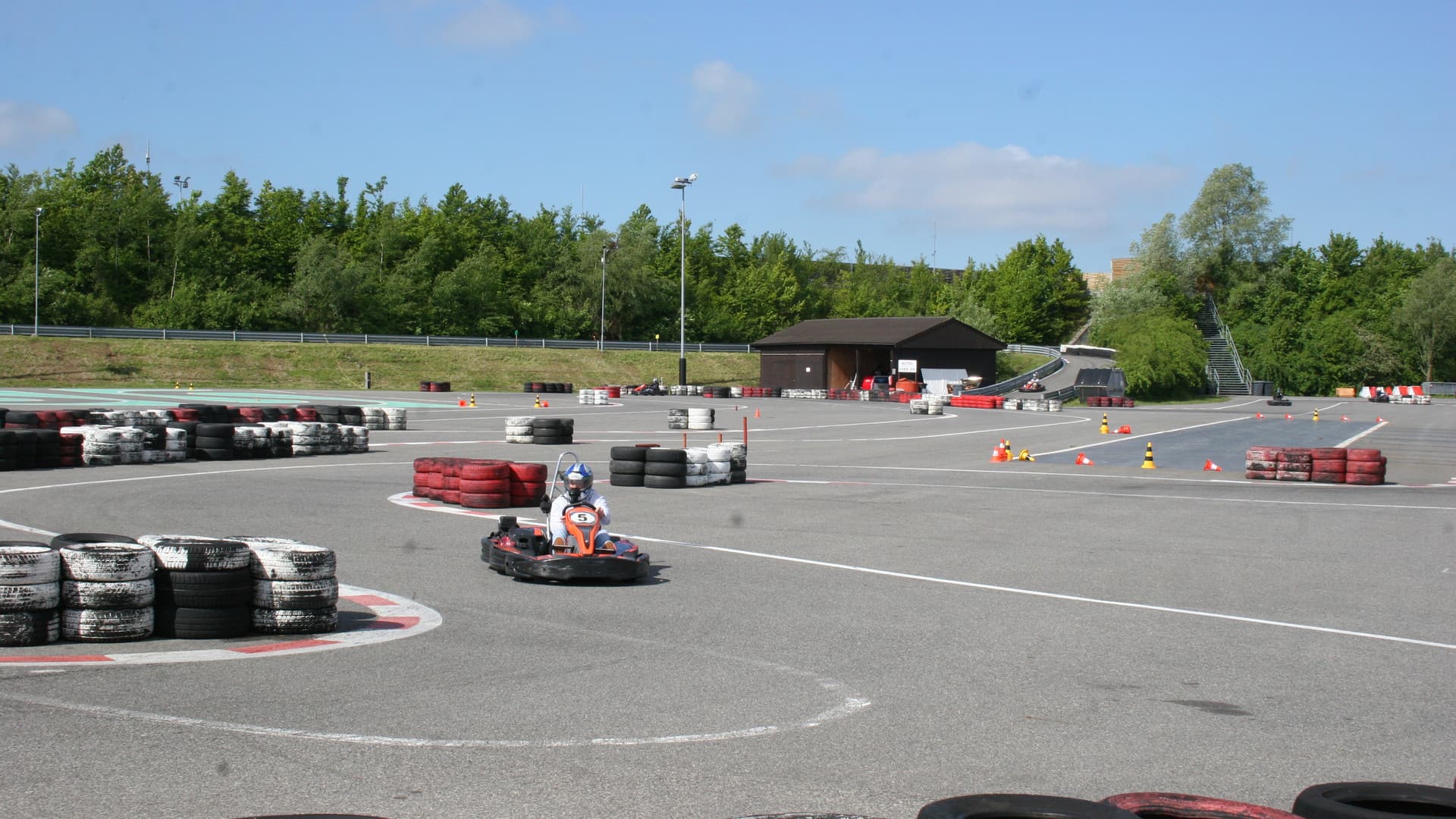 The first Gottwald fitters' go-kart race
