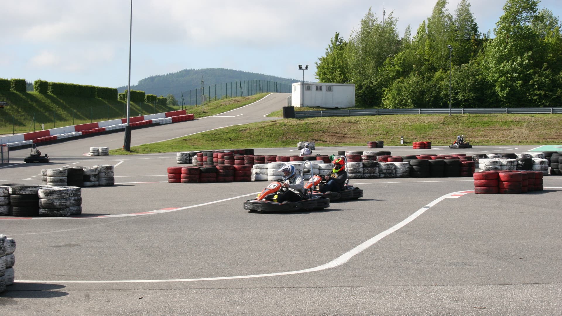 The first Gottwald fitters' go-kart race