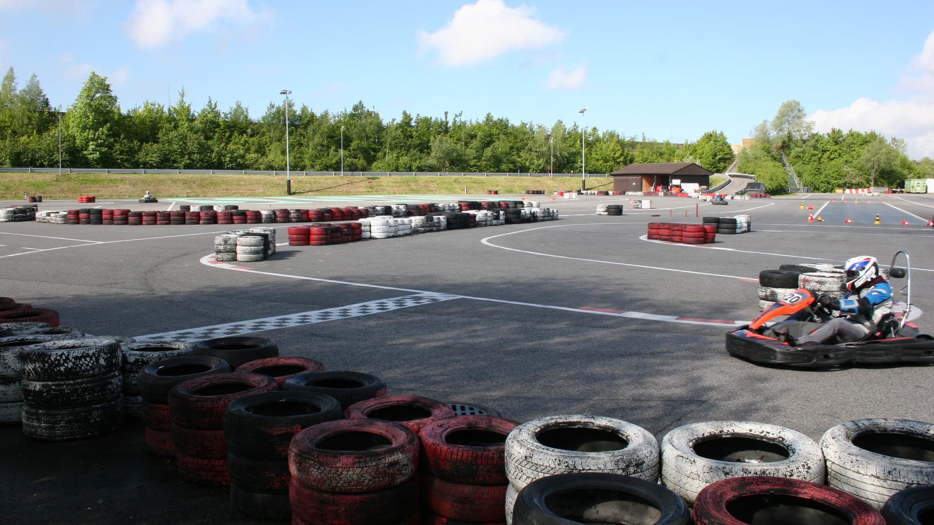 The first Gottwald fitters' go-kart race
