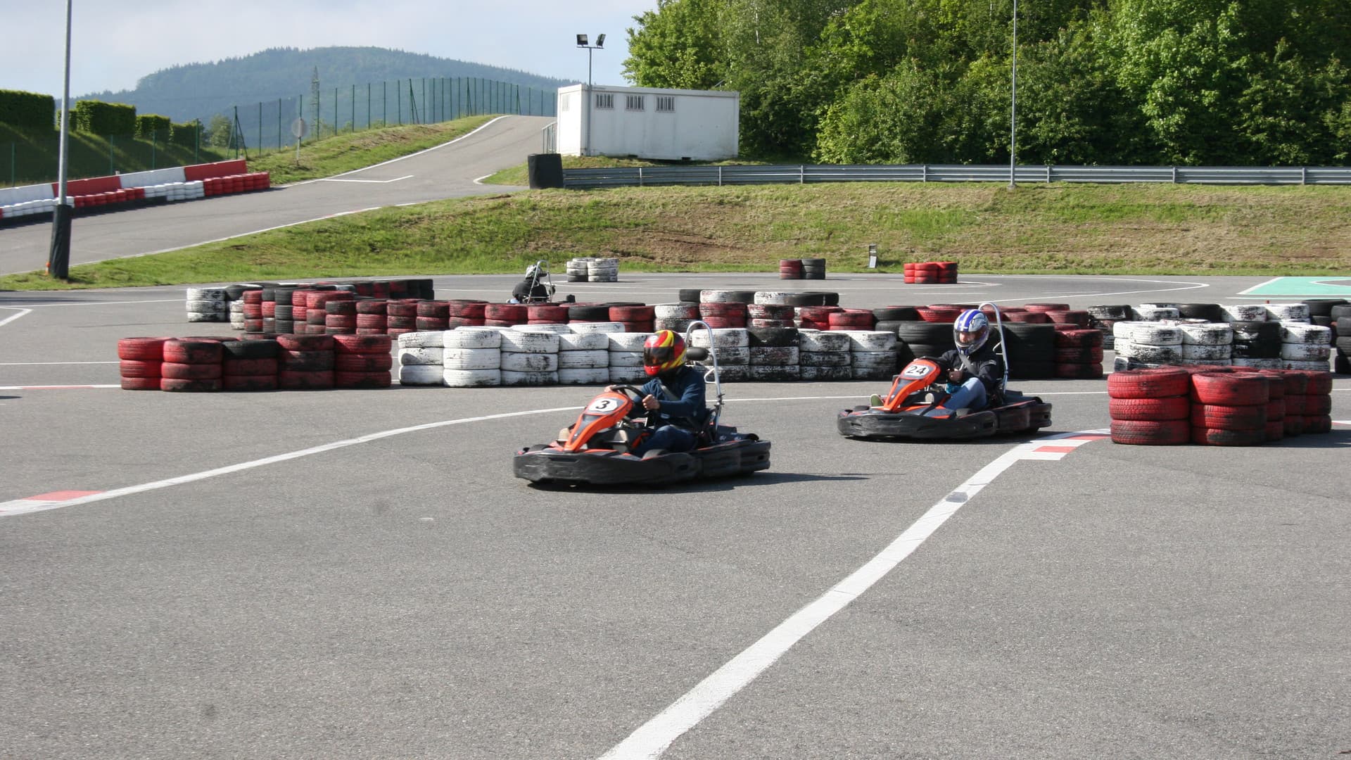 The first Gottwald fitters' go-kart race