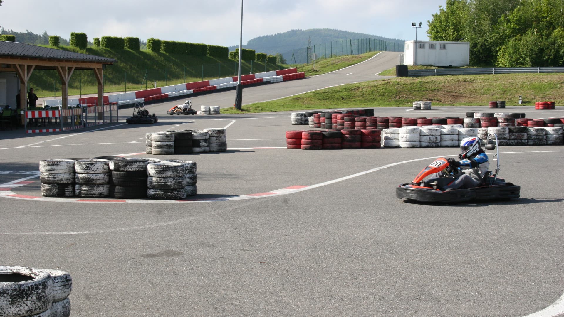 The first Gottwald fitters' go-kart race
