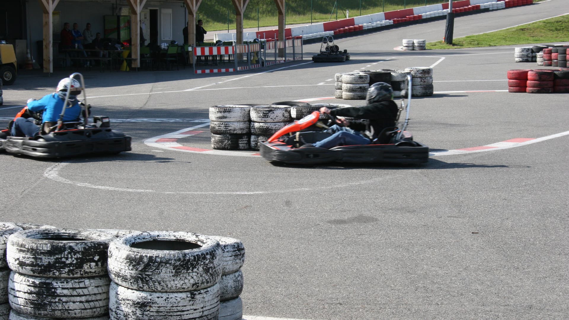 The first Gottwald fitters' go-kart race